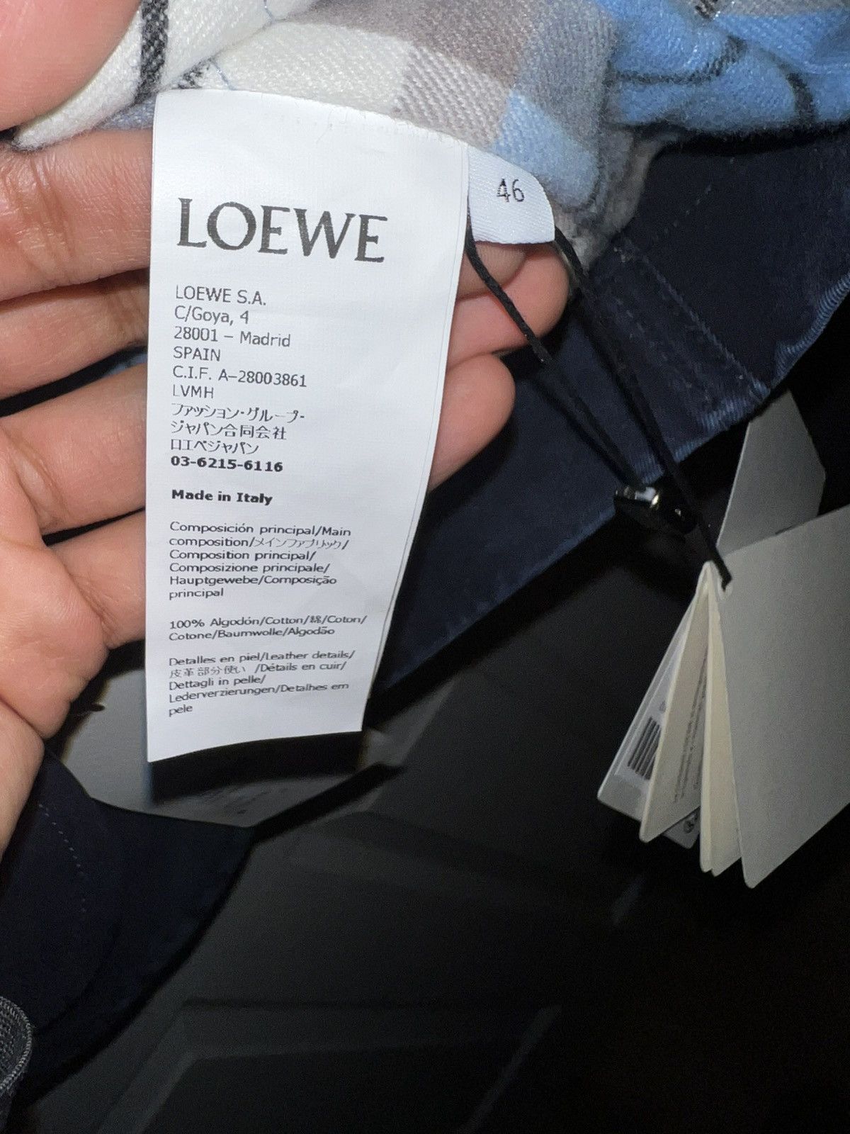 Loewe Loewe cotton twill jacket fireman clasp Size US S / EU 44-46 / 1 - 4 Thumbnail