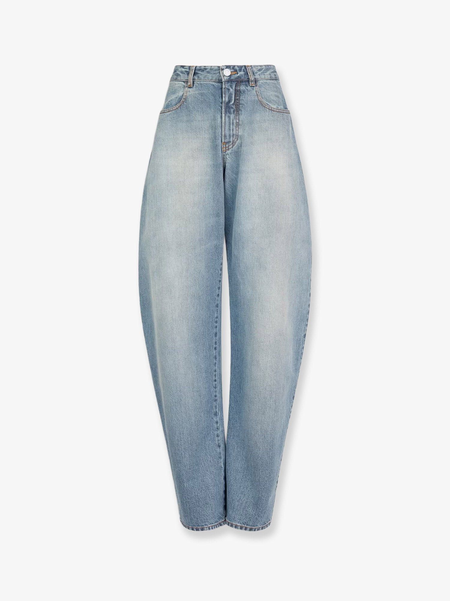 Alaia Faded Blue Denim Jeans Size 28" / US 6 / IT 42 - 1 Thumbnail