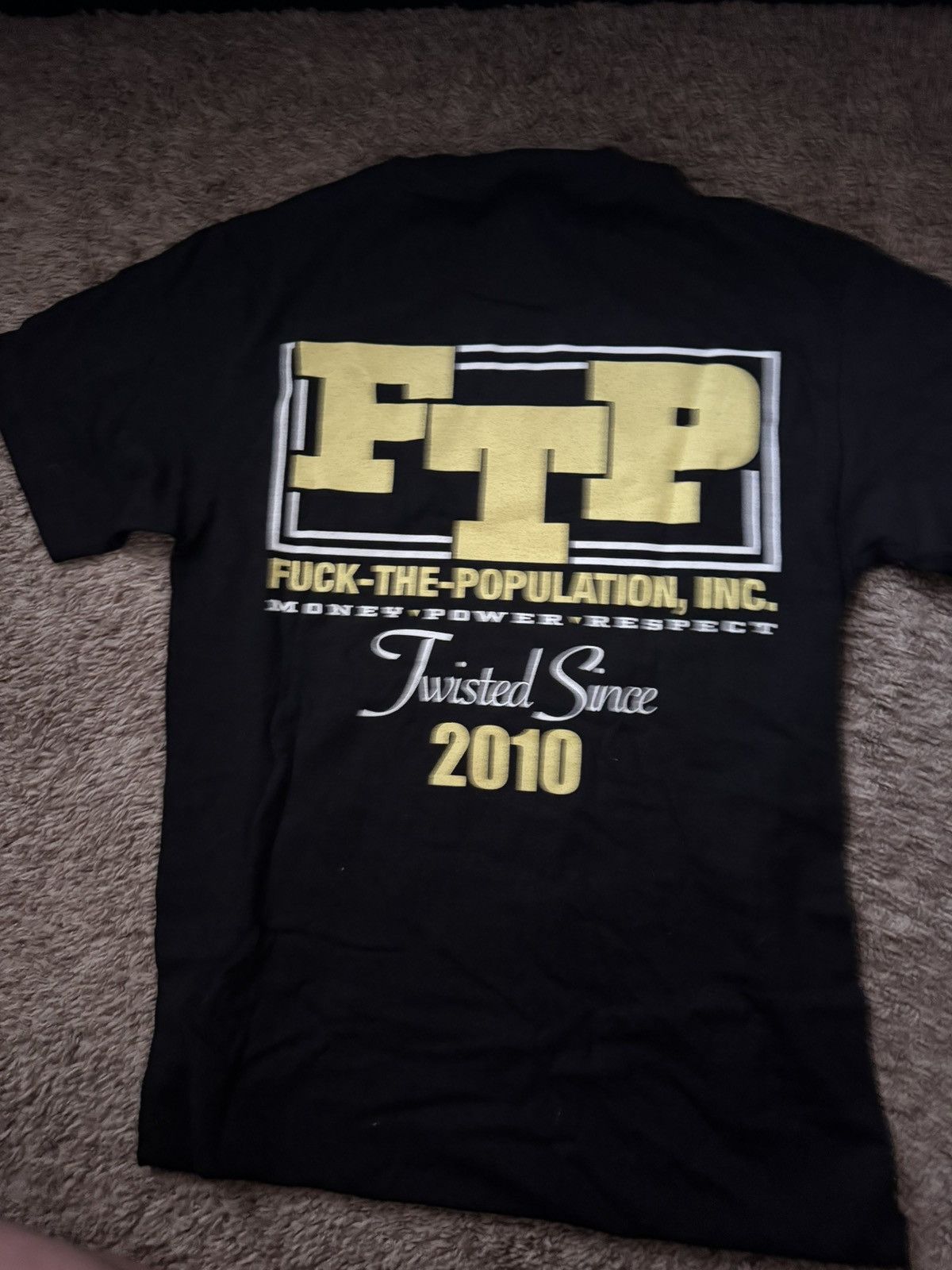 Fuck The Population Fuck The Population Tee Size US S / EU 44-46 / 1 - 1 Thumbnail