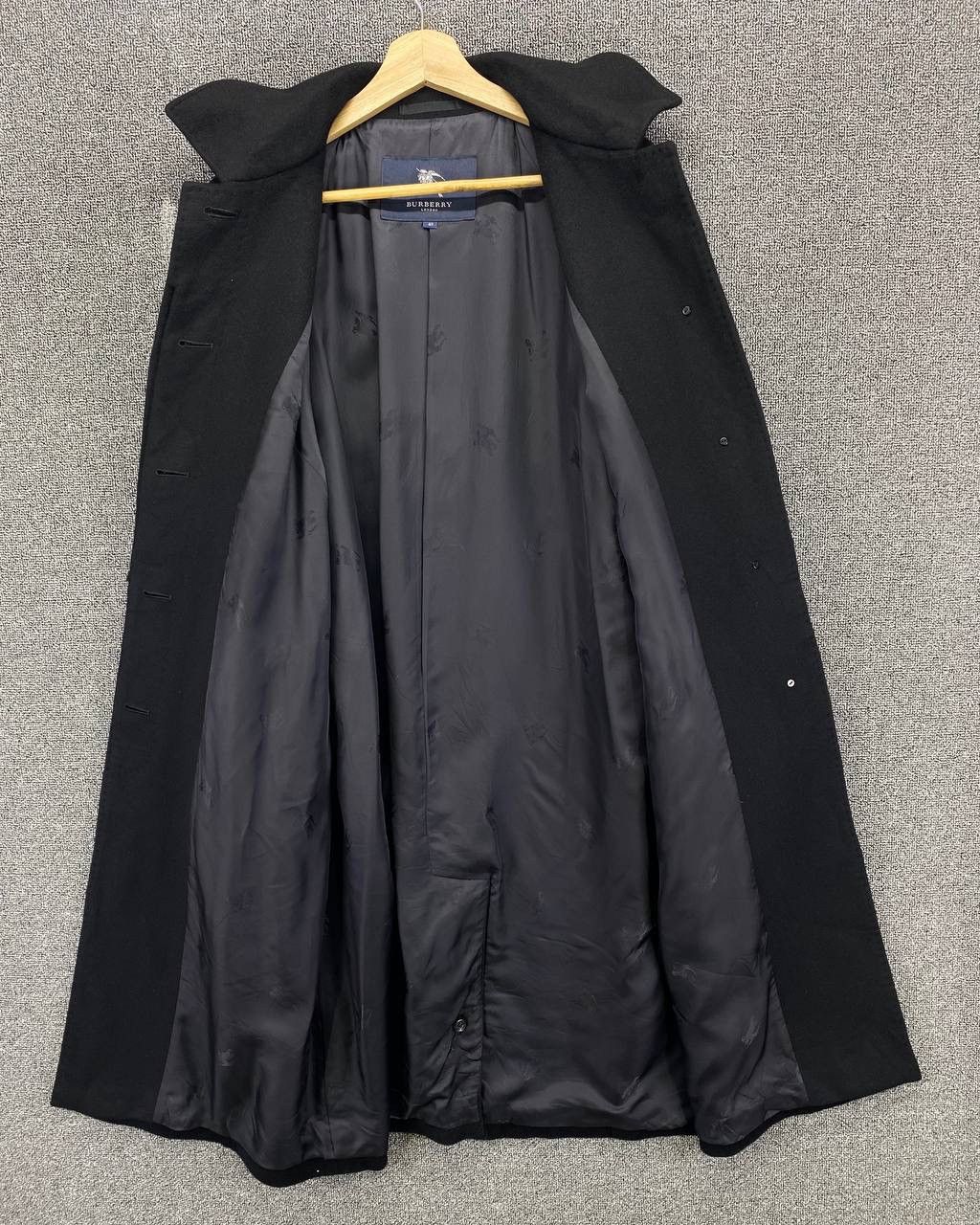 Burberry Vintage Burberry London Black Cashmere Long Jacket Size S / US 4 / IT 40 - 6 Thumbnail