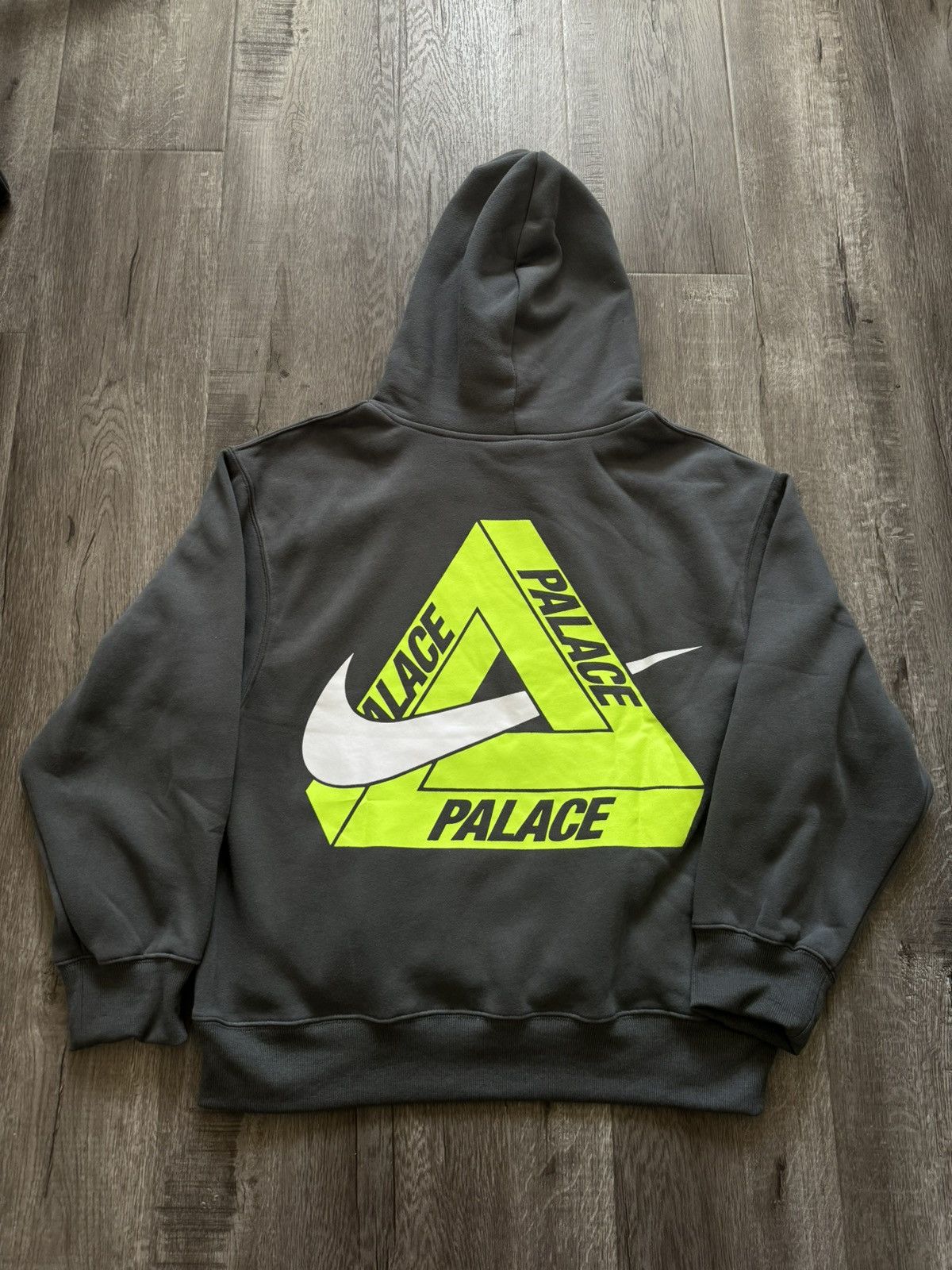 Palace Palace nike tri swoosh hoodie white | Grailed