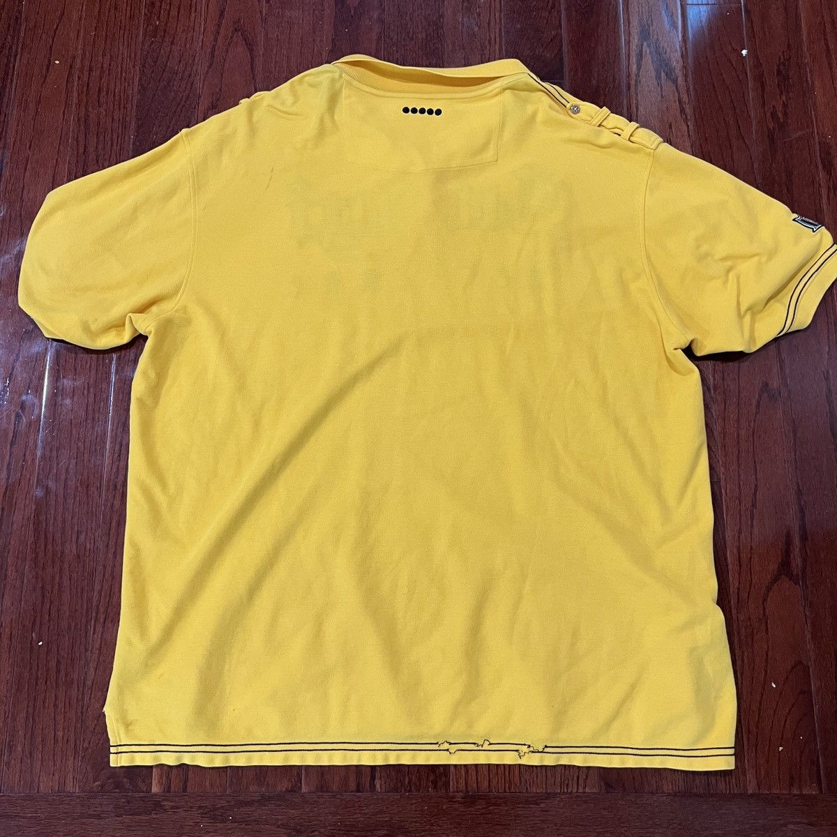 Coogi RARE Coogi Heritage Y2K Polo Shirt Yellow Size 3XL Size US XXL / EU 58 / 5 - 2 Thumbnail
