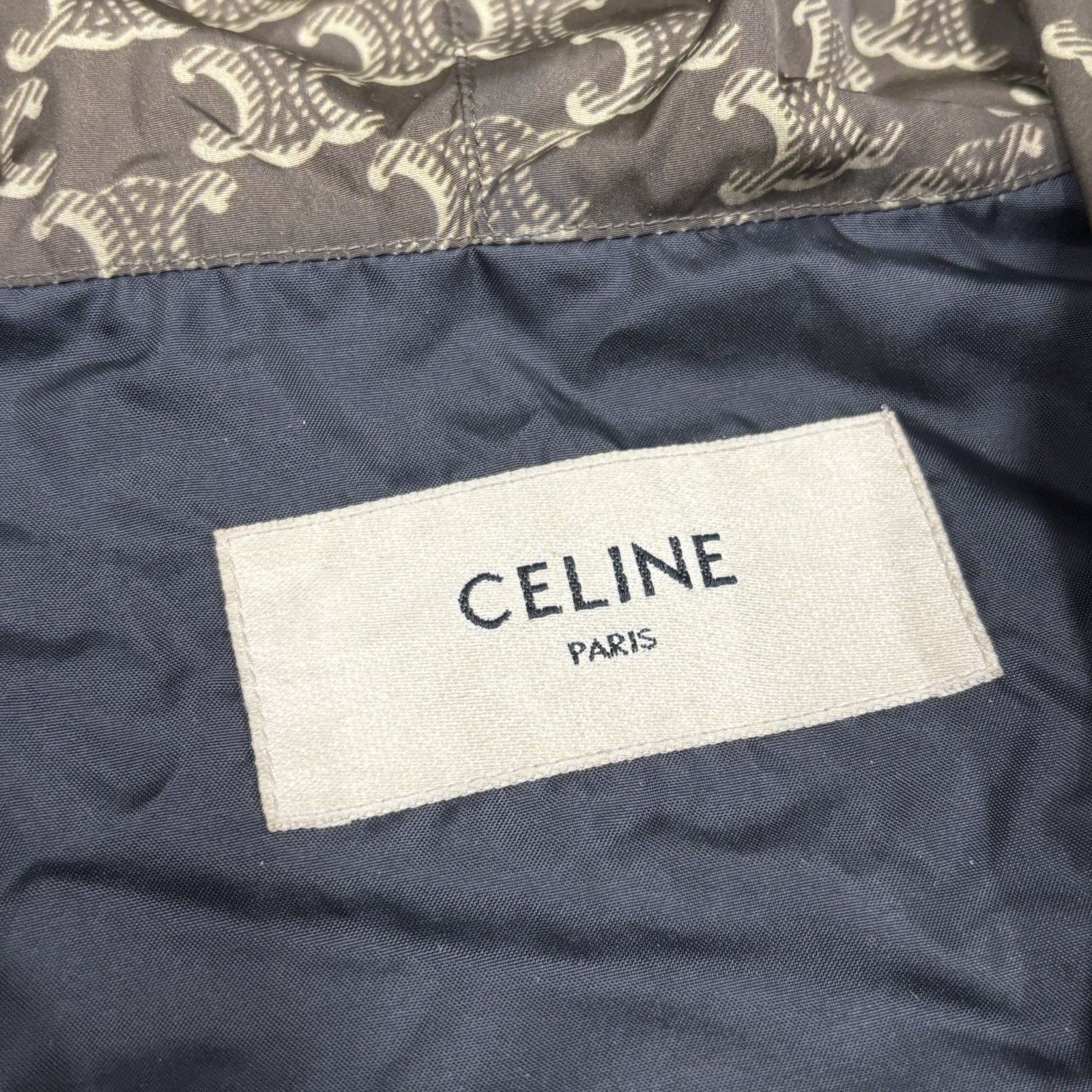 Celine Celine Blouson Monogram Triomphe Windbreaker ' Brown Black ' Size US L / EU 52-54 / 3 - 10 Thumbnail