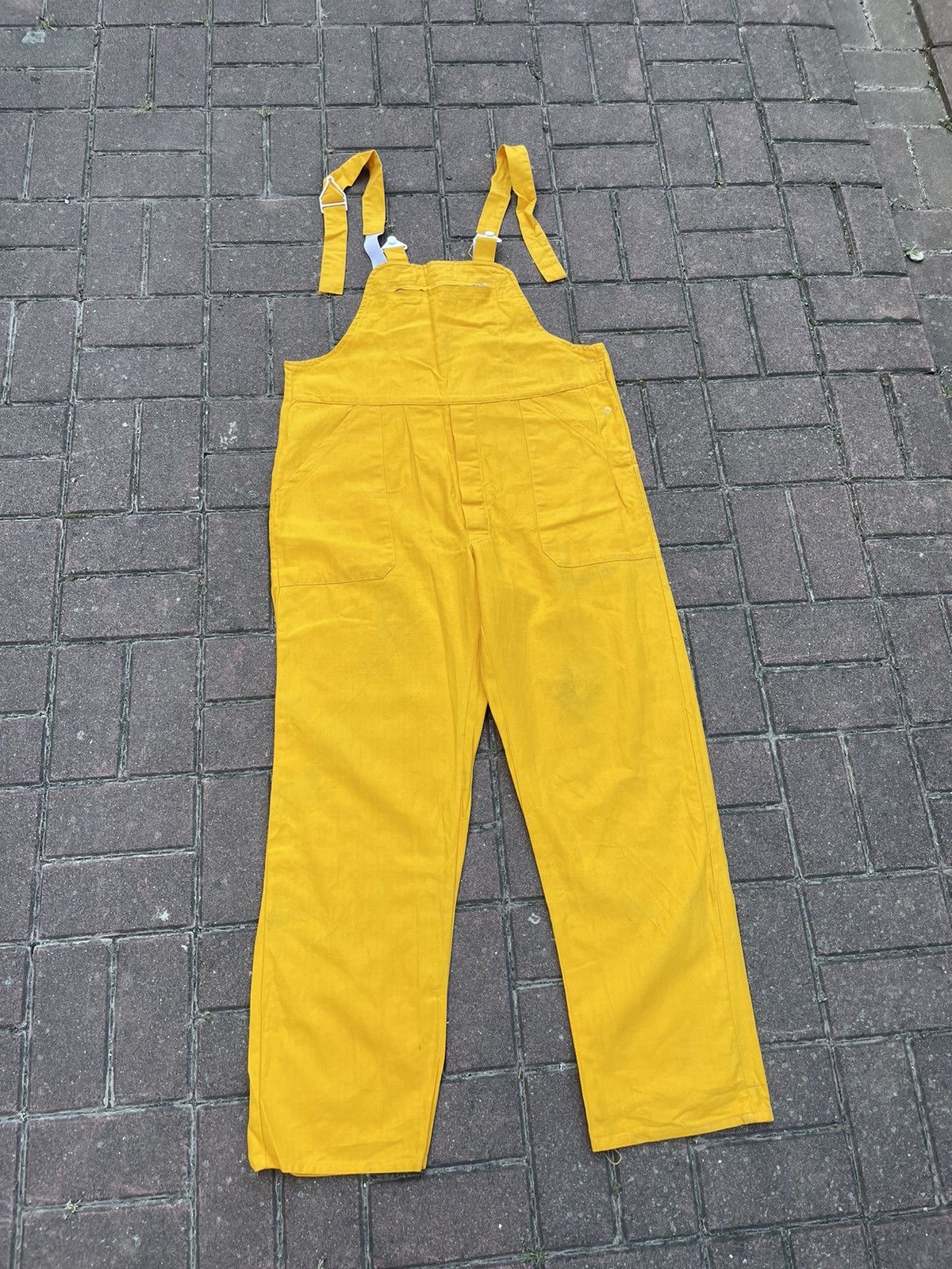 Le Laboureur × Vintage Vintage French Sanfor Workwear Faded Overalls Pants Size US 38 / EU 54 - 2 Thumbnail