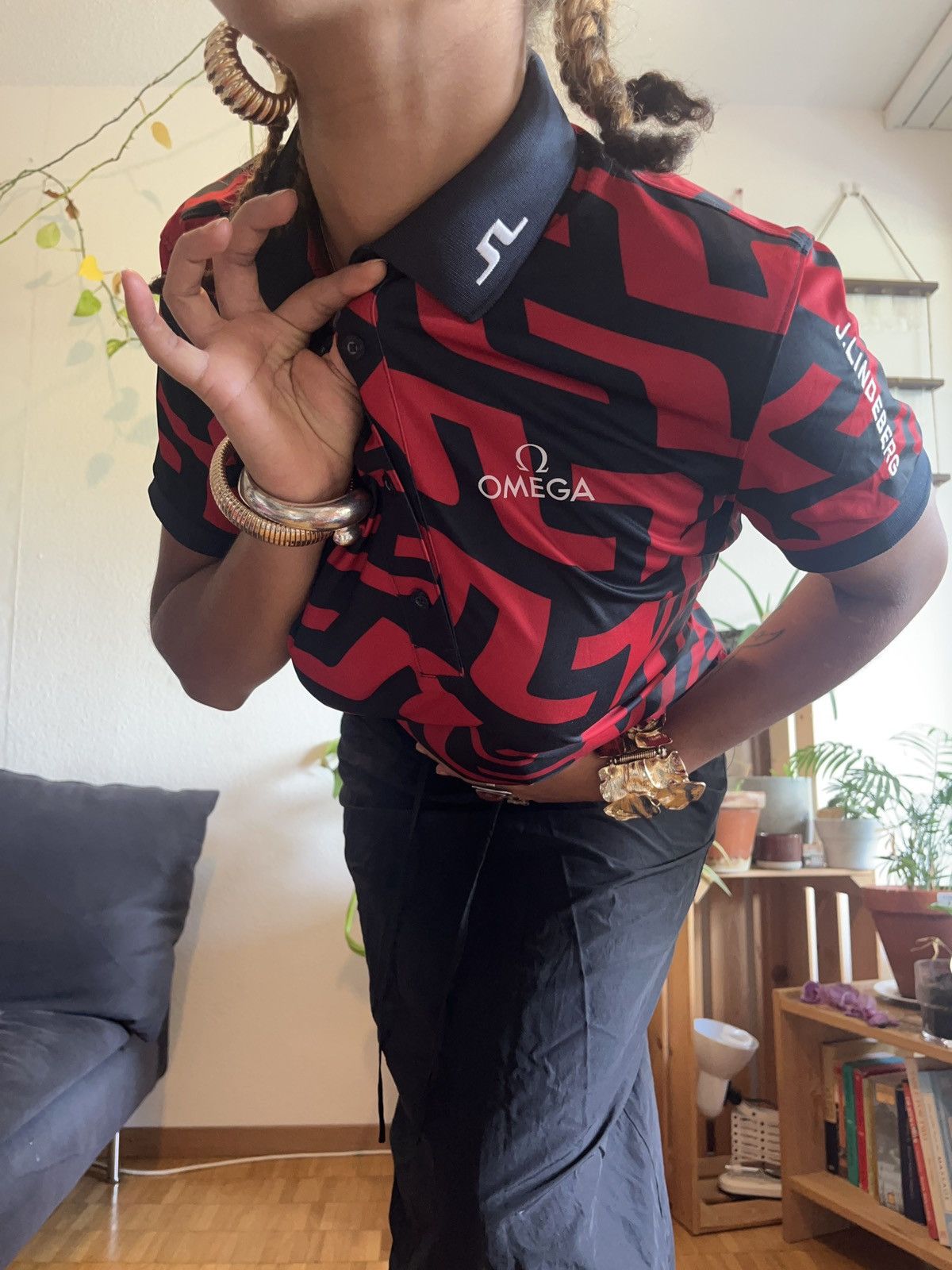 Omega Omega Polo 🖤❤️ Size US M / EU 48-50 / 2 - 1 Thumbnail