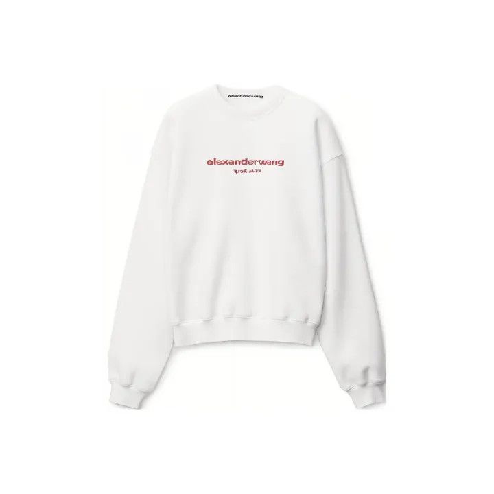 Alexander Wang SS22 Logo Long Sleeve Sweatshirt 0079