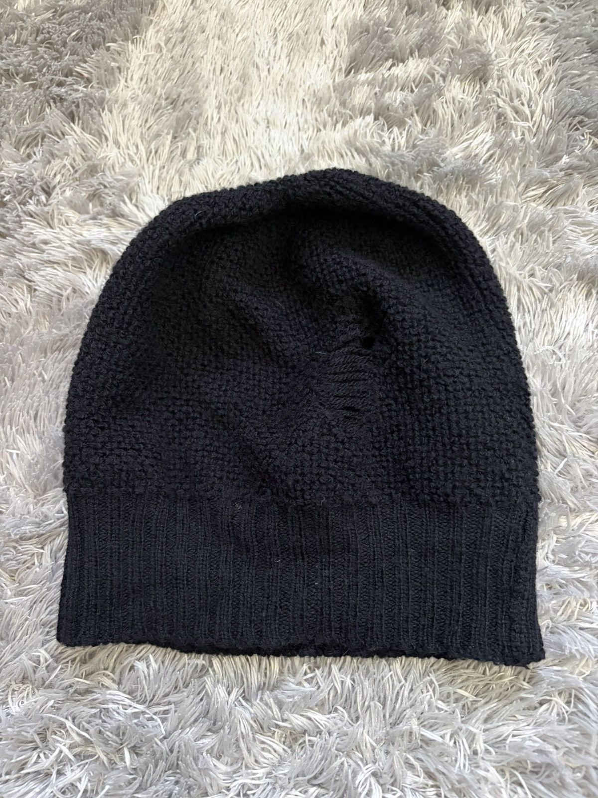 Ann Demeulemeester ANN D DISTRESSED BEANIE Size ONE SIZE - 2 Thumbnail