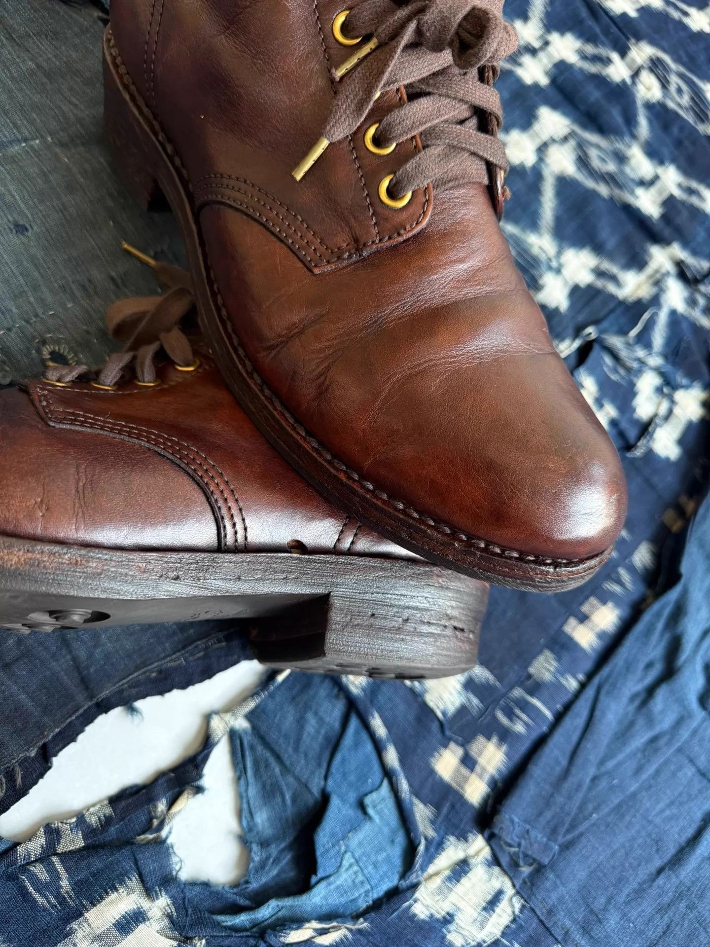 Visvim VISVIM ICT BRIGADIER MID FOLK BOOTS Dye Distressed 10.5 Size US 10.5 / EU 43-44 - 8 Thumbnail