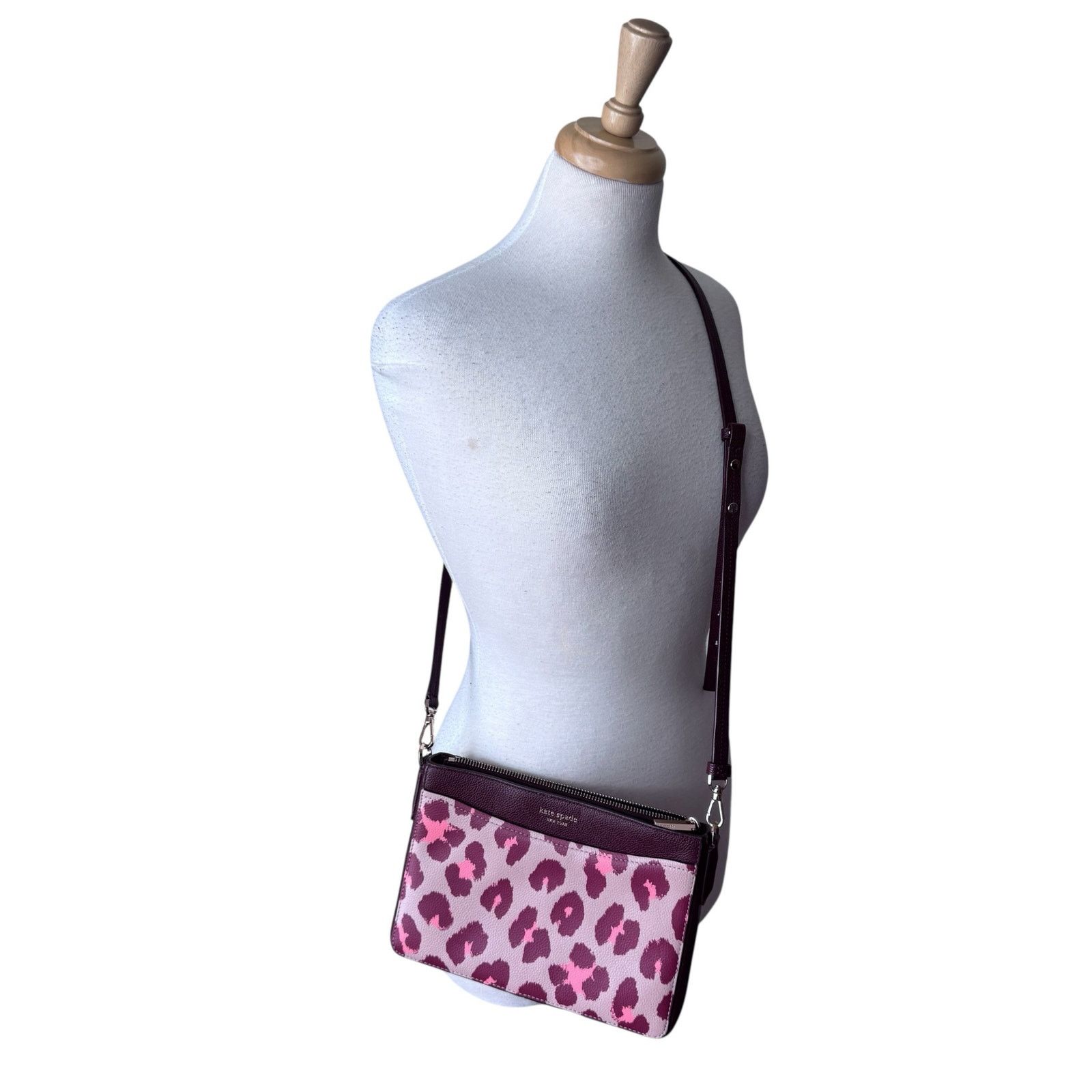 Kate Spade Kate Spade margaux leopard medium convertible crossbody bag Size ONE SIZE - 2 Thumbnail