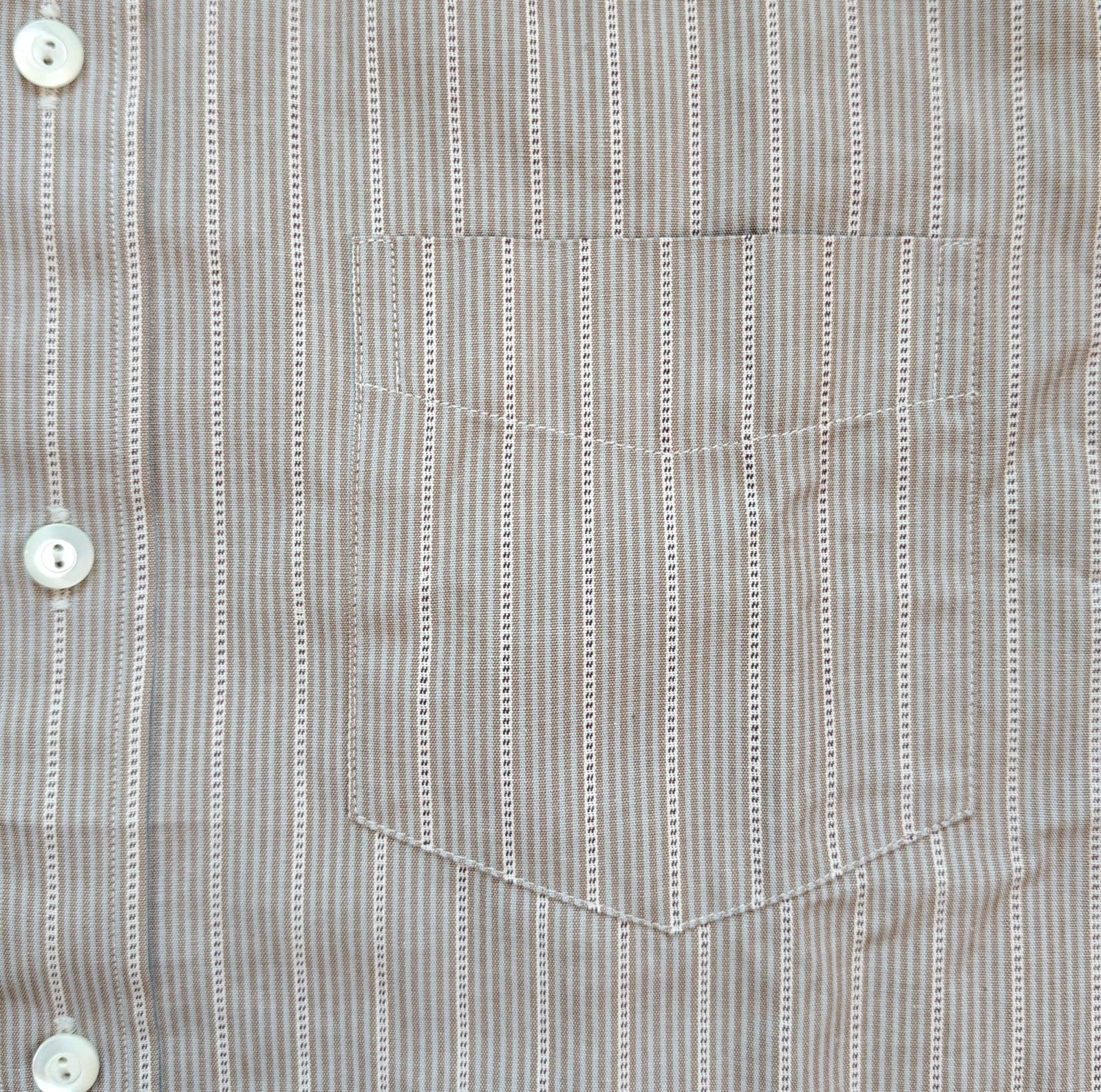 RRL Ralph Lauren Double RL Slim Fit Striped Dobby Shirt T 9101 Size US M / EU 48-50 / 2 - 3 Thumbnail