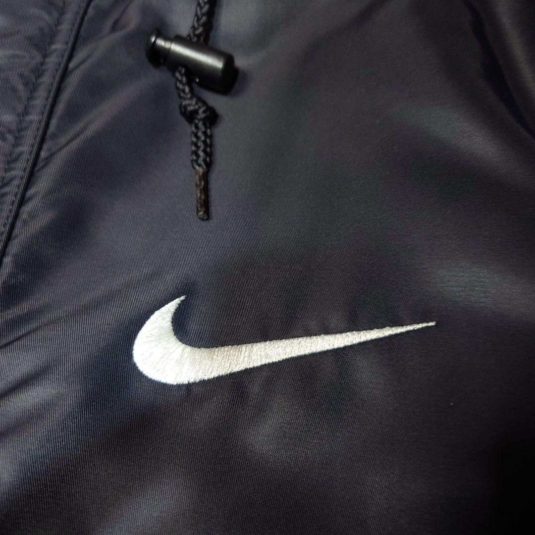 Nike VINTAGE Y2K NIKE Black Rain Jacket Men's L BIG Back Swoosh Size US L / EU 52-54 / 3 - 4 Thumbnail