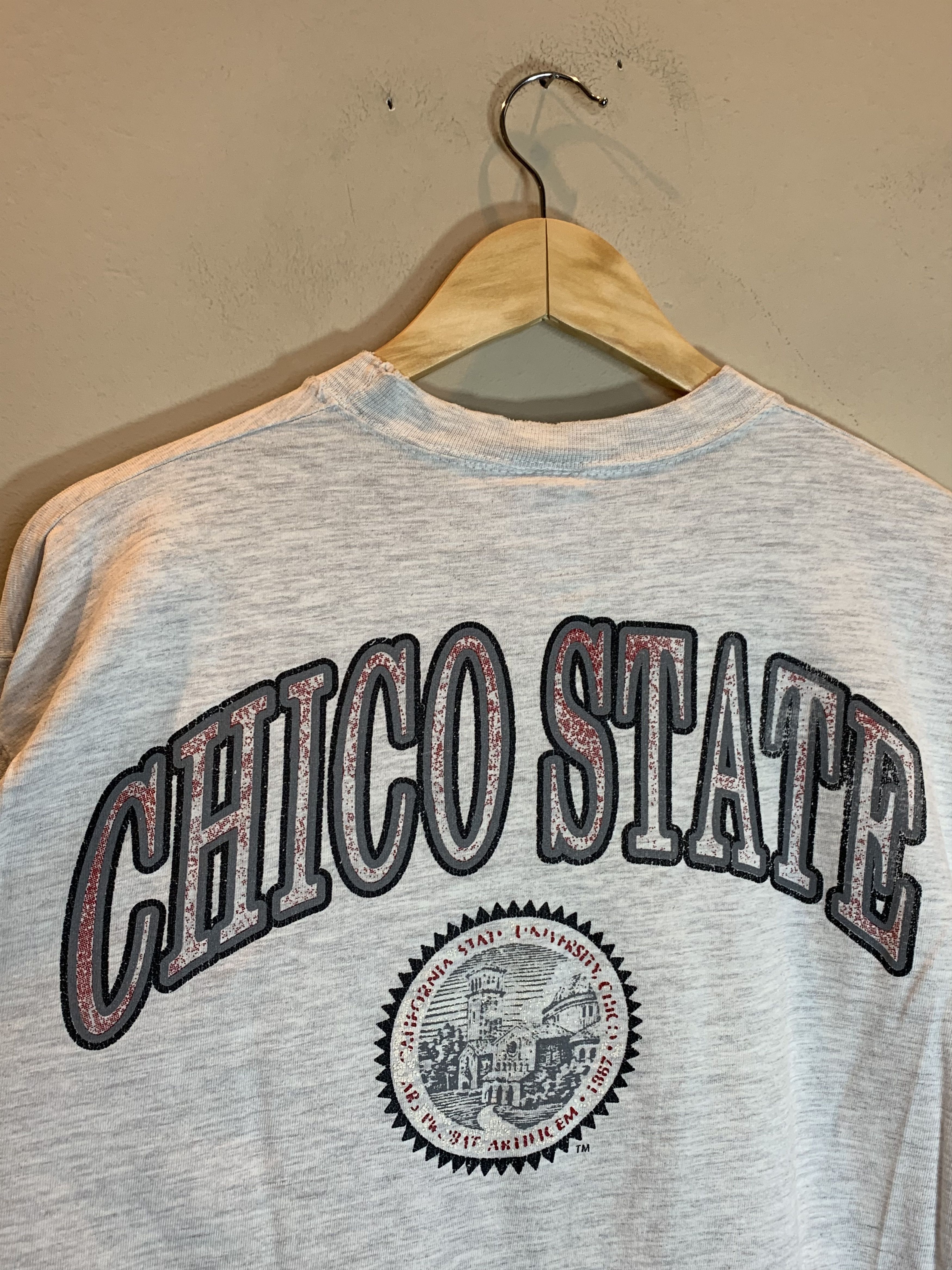 Vintage *RARE* Vintage 90’s Chico State University Russell T-Shirt L Size US L / EU 52-54 / 3 - 4 Thumbnail