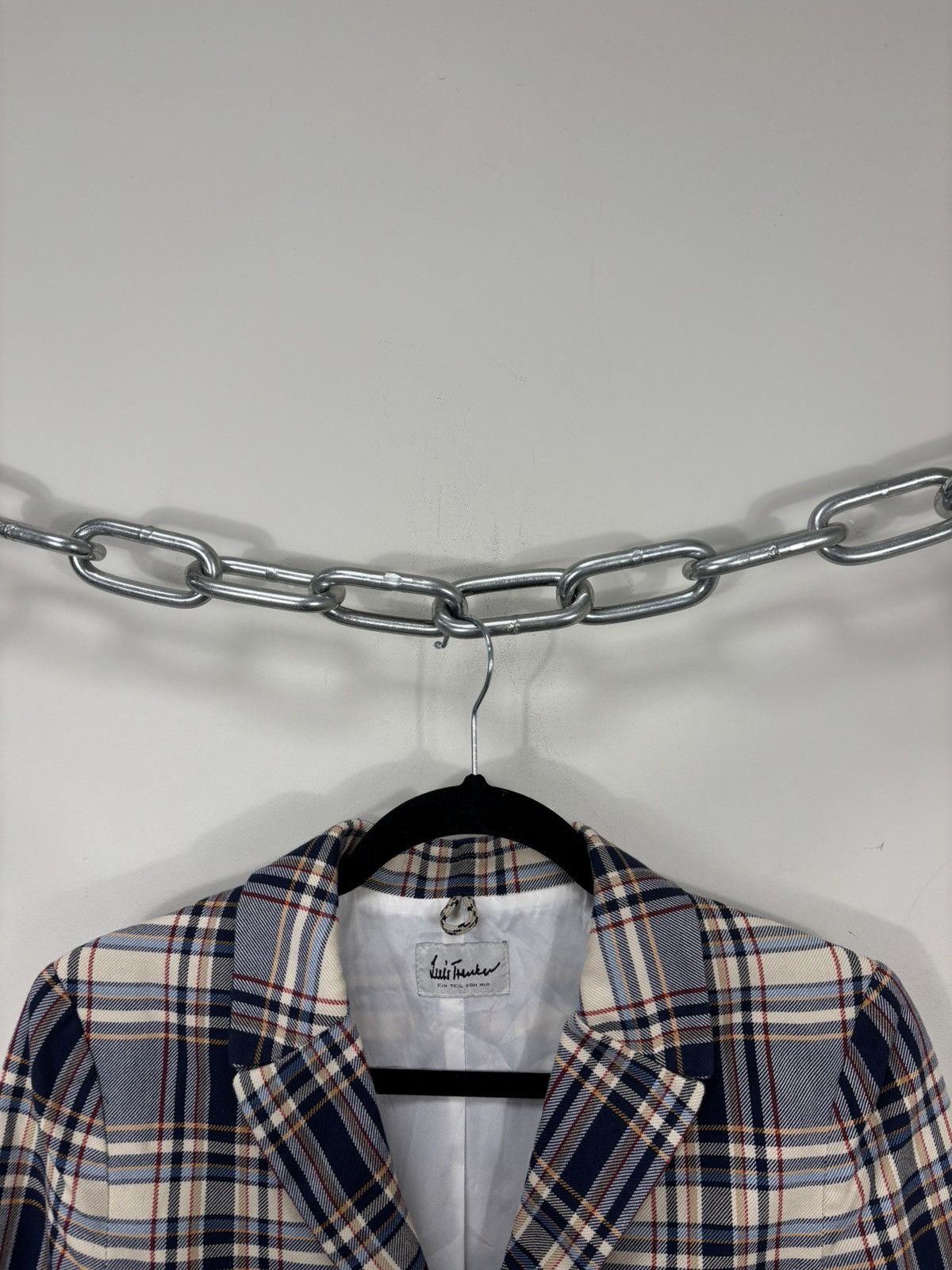 Other Luis Trenker Women’s Plaid Check Cotton Blazer Jacket Size M / US 6-8 / IT 42-44 - 3 Thumbnail