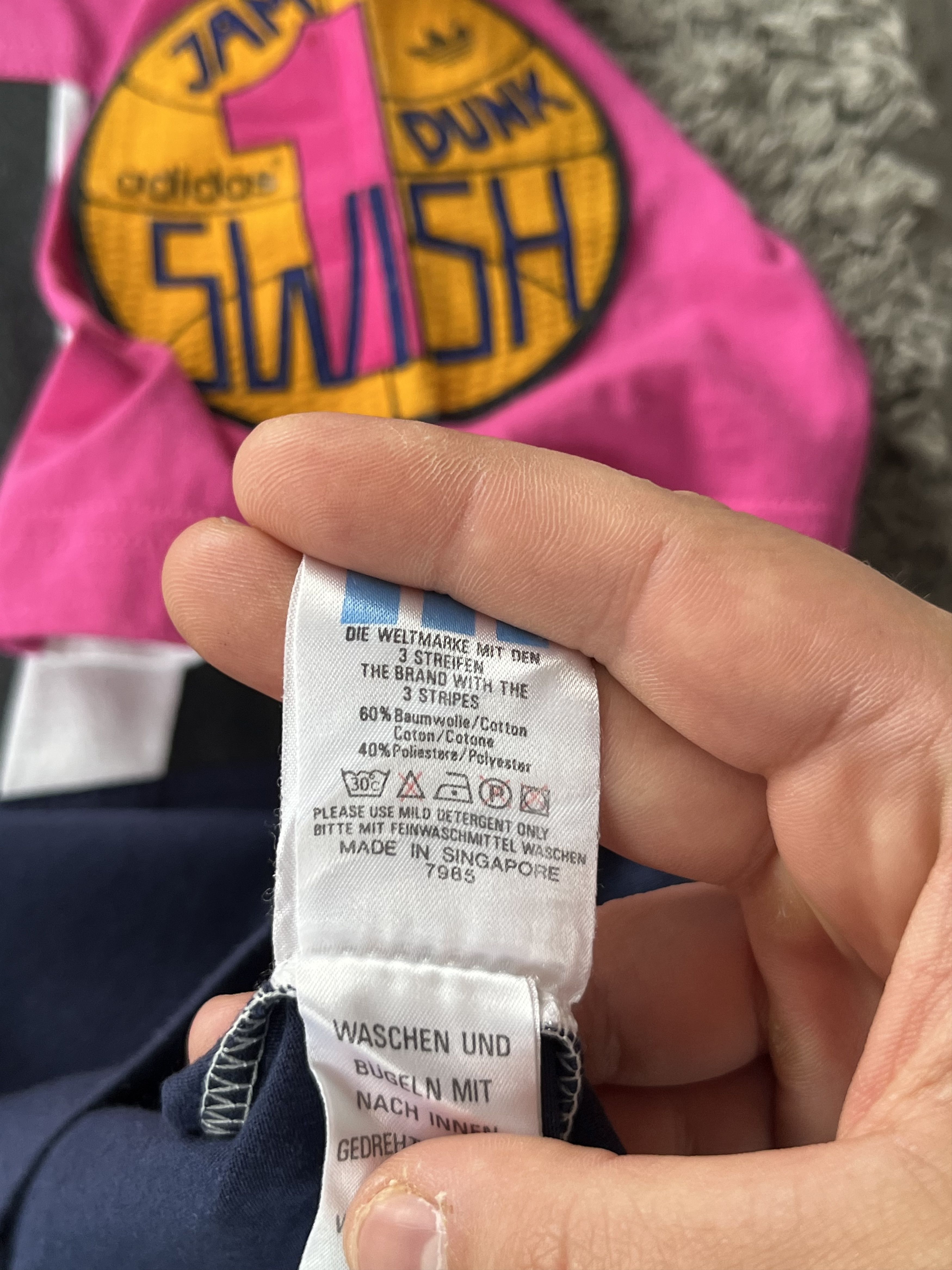 Adidas Vintage Tee Adidas "I WANT I CAN" Basketball Y2K Streetwear Size US L / EU 52-54 / 3 - 8 Thumbnail