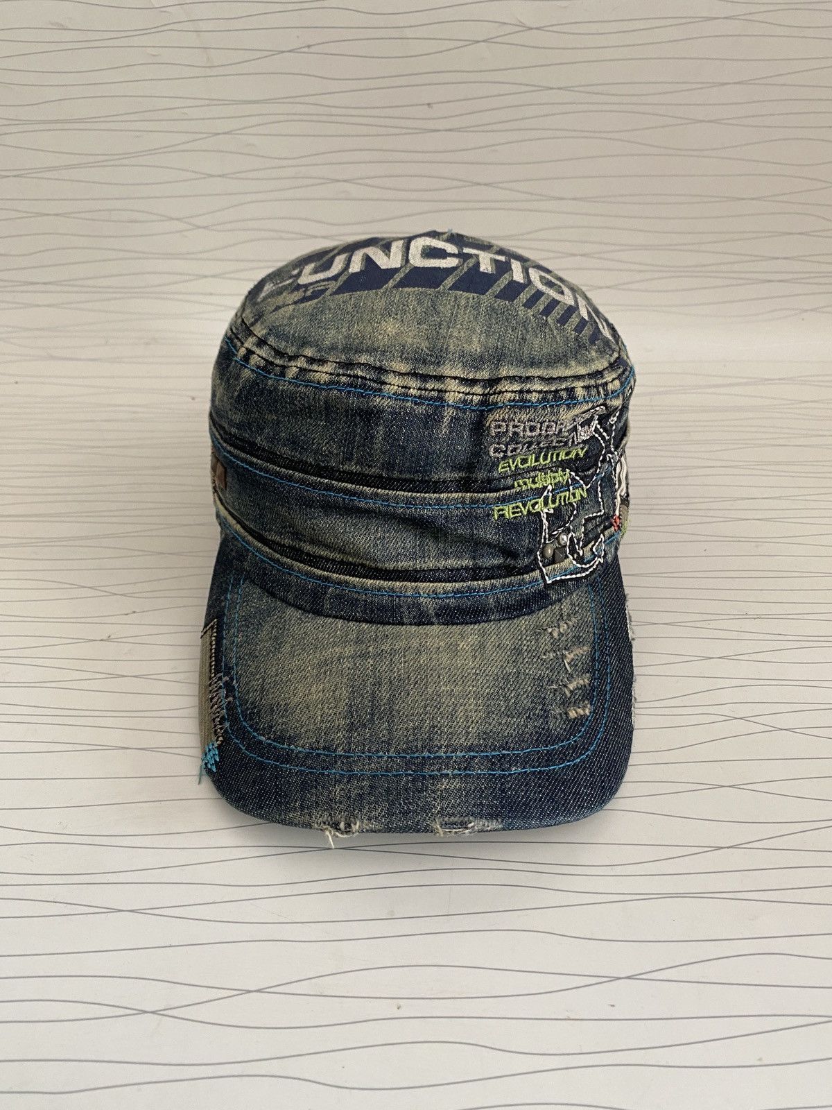 If Six Was Nine EXR Function Distressed Avant Garde Patrol Cap Size ONE SIZE - 2 Thumbnail