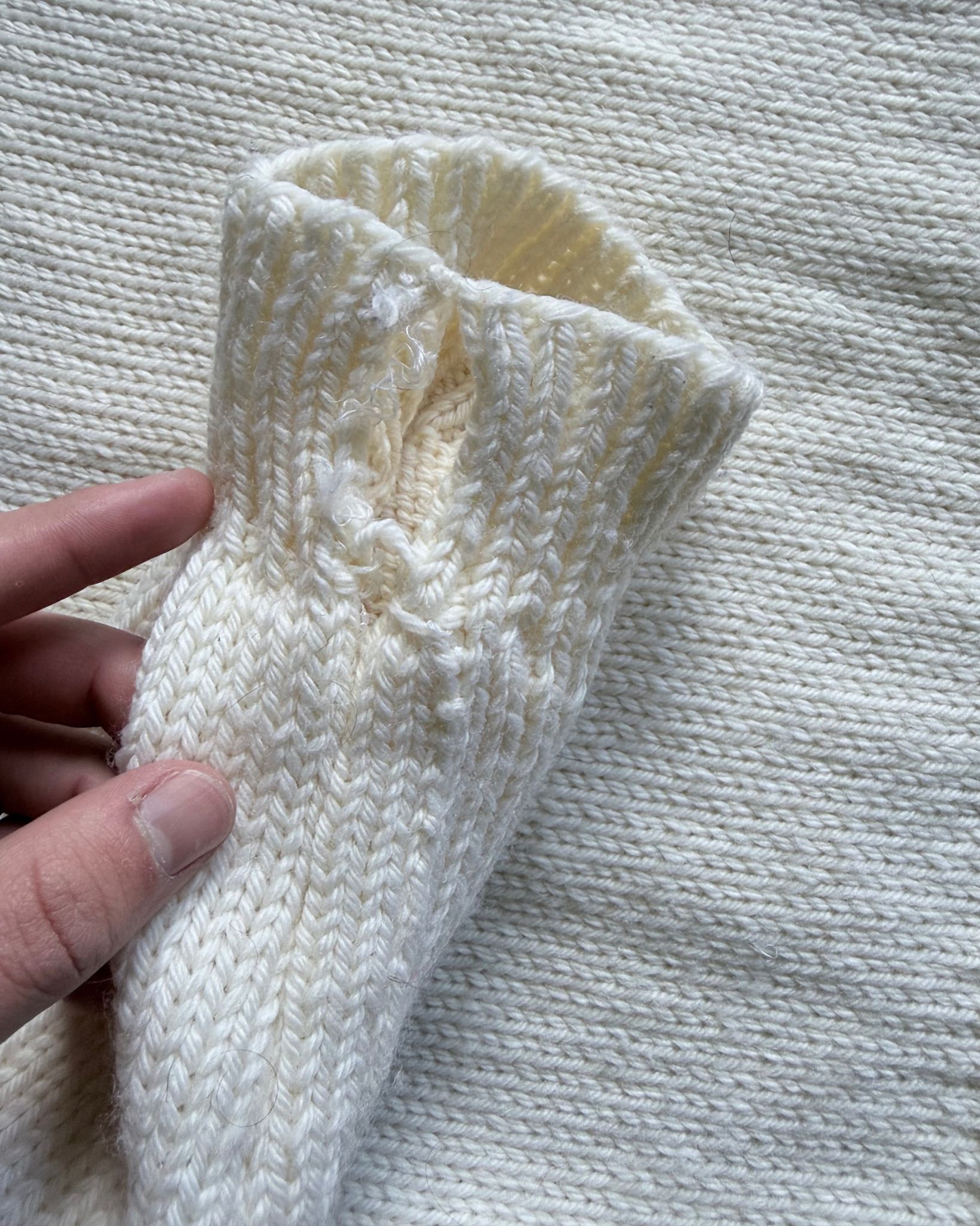 Veronique Branquinho Veronique Branquinho F/W 2005 Cream Knit Size US L / EU 52-54 / 3 - 4 Thumbnail