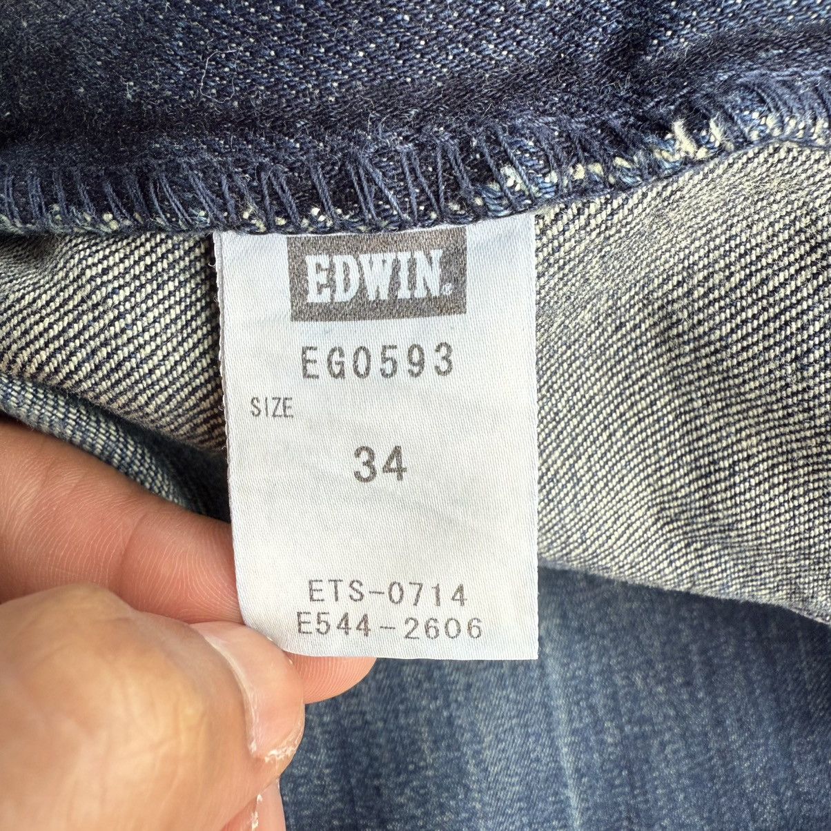 Edwin VINTAGE EDWIN MUD WASHED JEAN DENIM PANTS Size US 37 - 15 Thumbnail