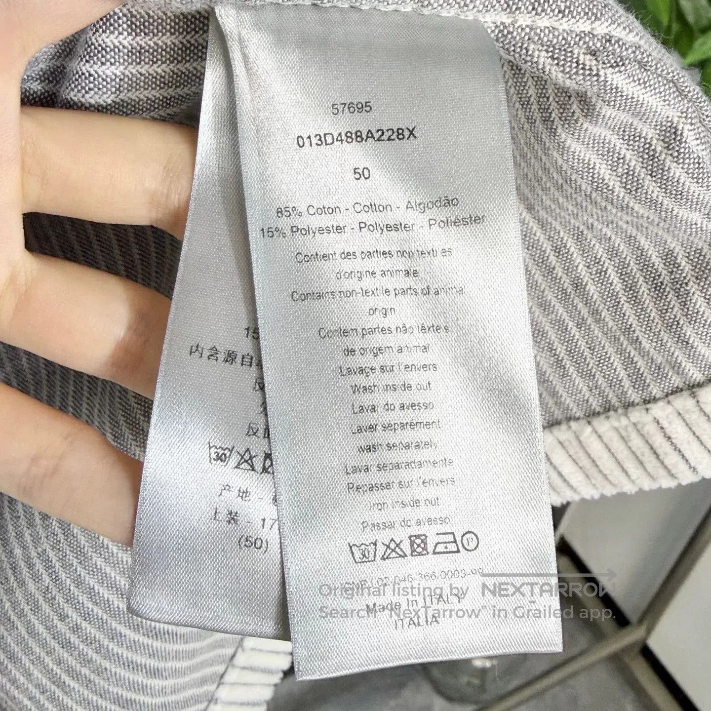 Dior new dior corduroy jacket with stripes. Size US L / EU 52-54 / 3 - 4 Thumbnail