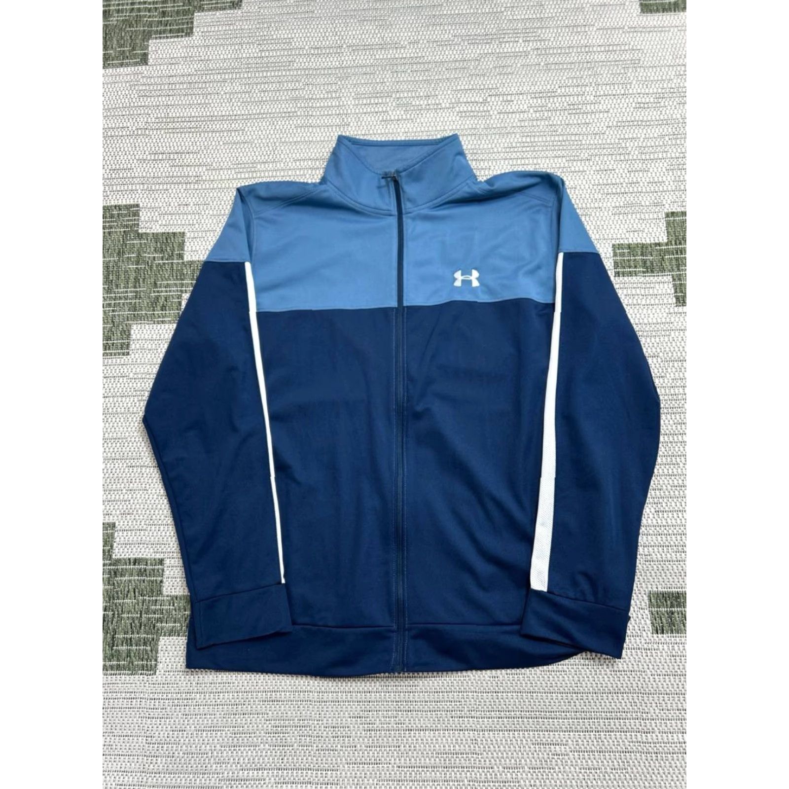 Under Armour Under Armour Sportstyle Track Jacket Men XL Blue Full Zip Mens Size US XL / EU 56 / 4 - 2 Thumbnail