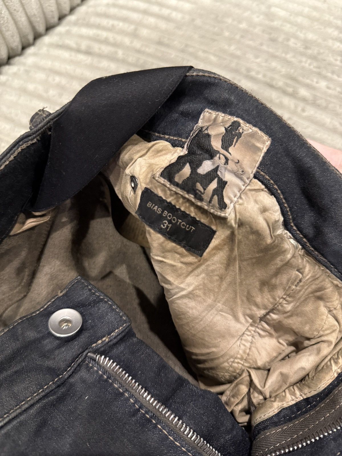 Rick Owens Rick Owens DRKSHDW Luxor Bias Cut Denim Size US 31 - 6 Thumbnail