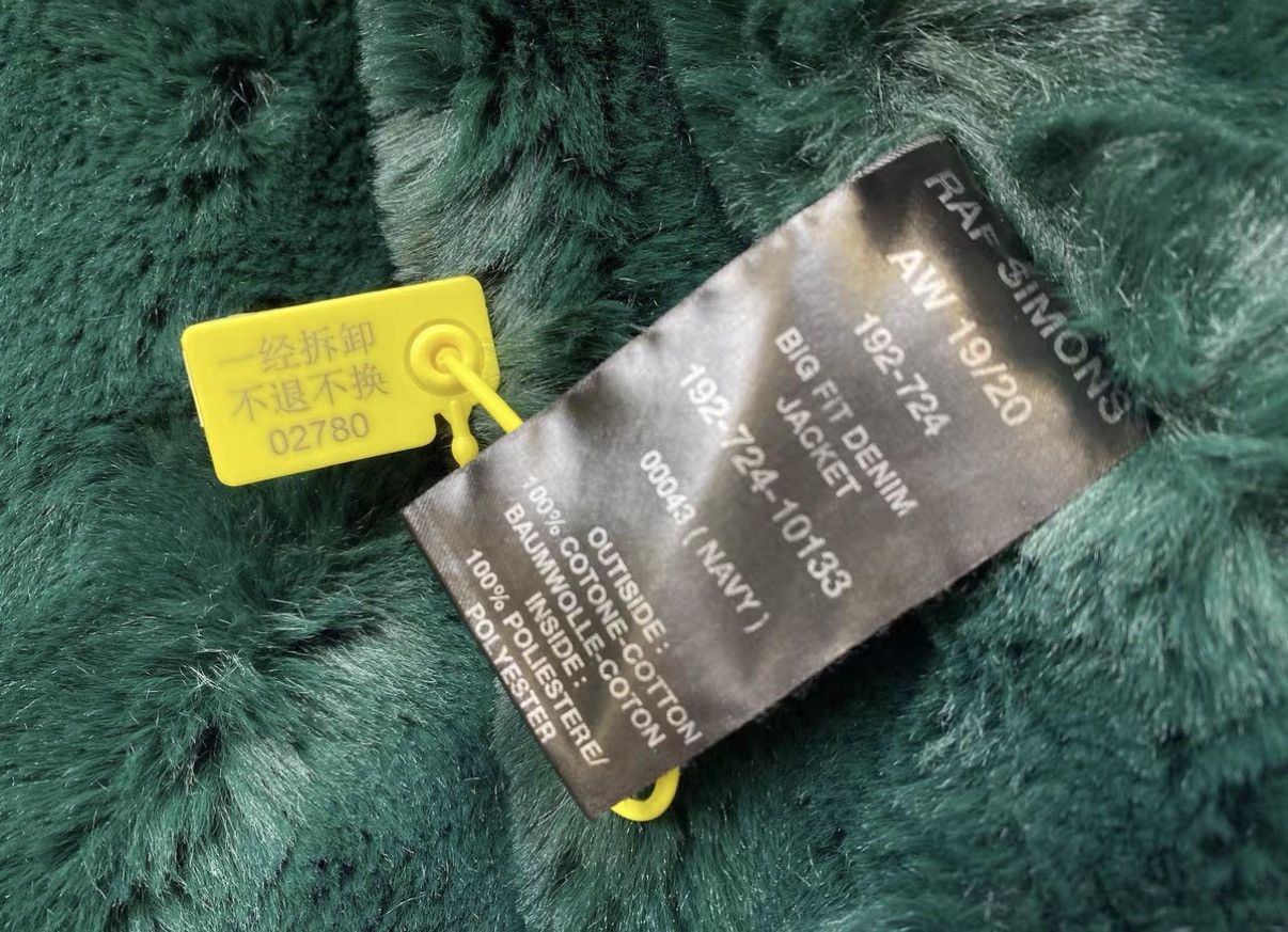 Raf Simons Raf Simons AW20 Fur-Lined Oversized Denim Jacket J31 Size US S / EU 44-46 / 1 - 7 Thumbnail