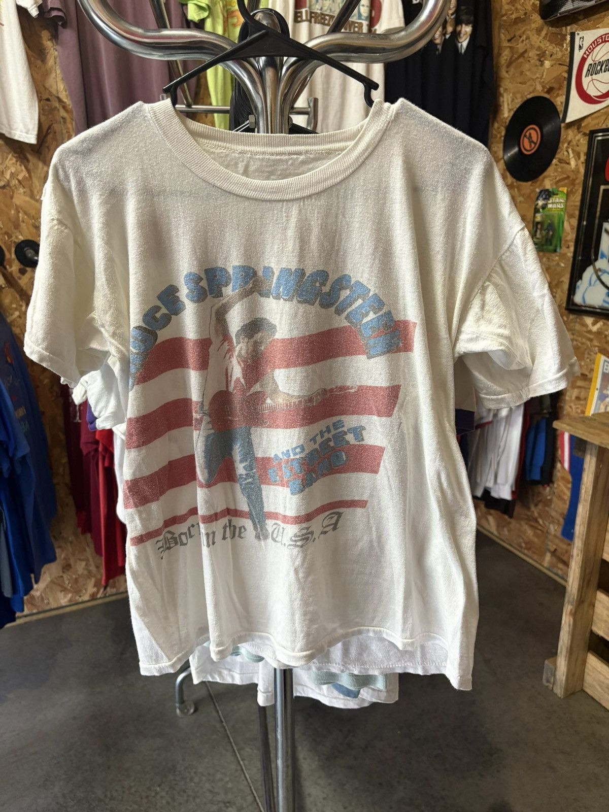 Band Tees 1986 Bruce Springsteen Born In The USA Tour T-Shirt Size US S / EU 44-46 / 1 - 1 Thumbnail