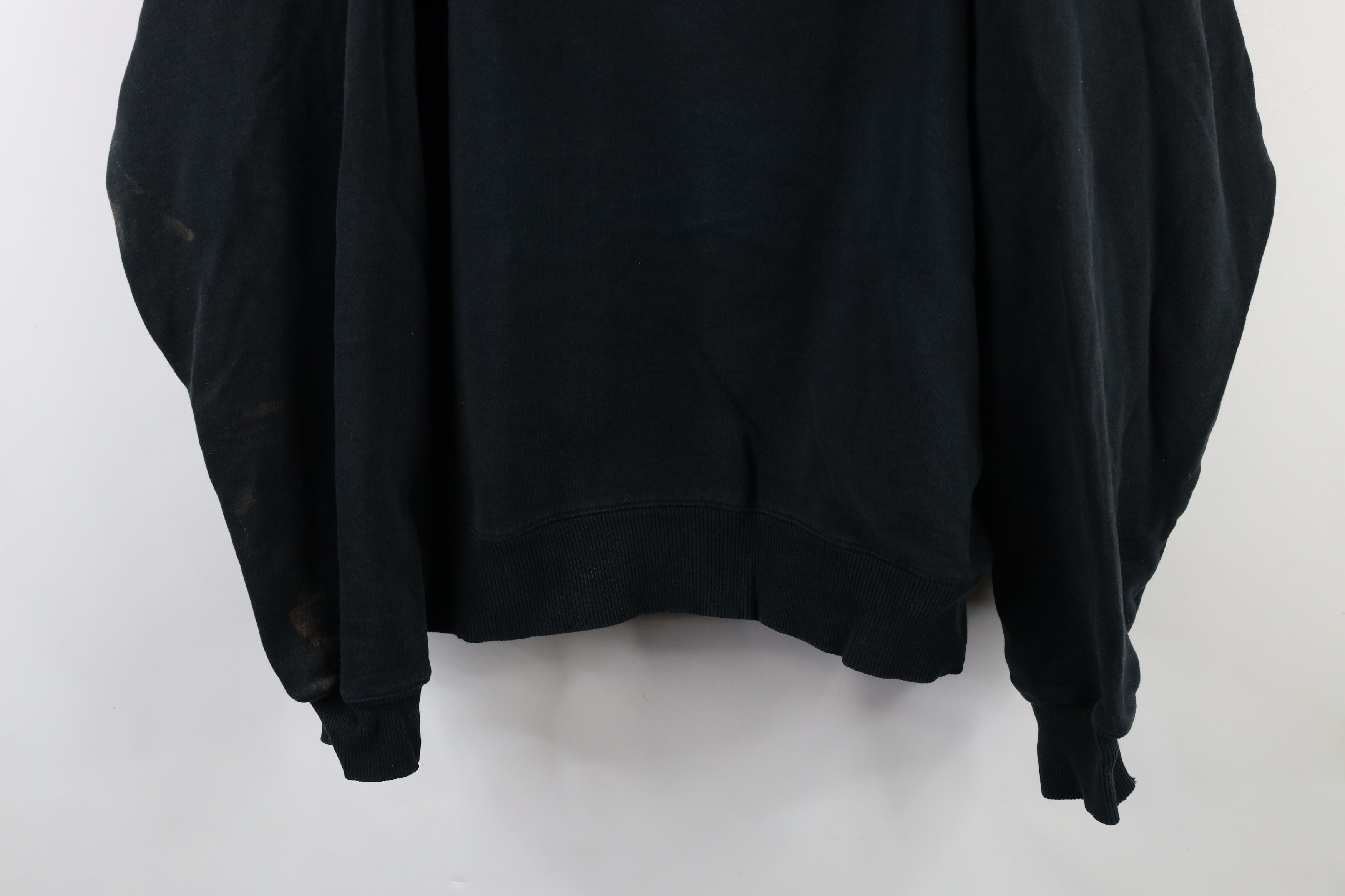 Champion × Vintage Vintage Champion Classic Logo Crewneck Sweatshirt Black Size US XL / EU 56 / 4 - 3 Thumbnail