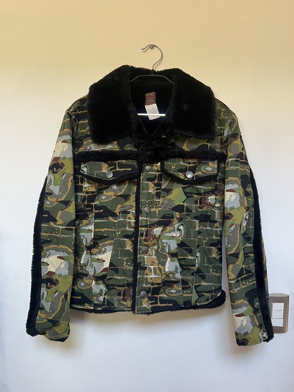 Jean Paul Gaultier Jean Paul Gaultier Camo Faces Jacket Size US M / EU 48-50 / 2 - 1 Thumbnail