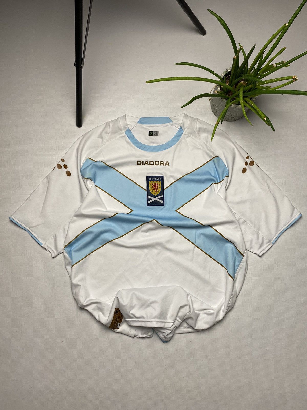 Diadora × Vintage Rare vintage Scotland diadora soccer jersey y2k Size US XL / EU 56 / 4 - 1 Thumbnail