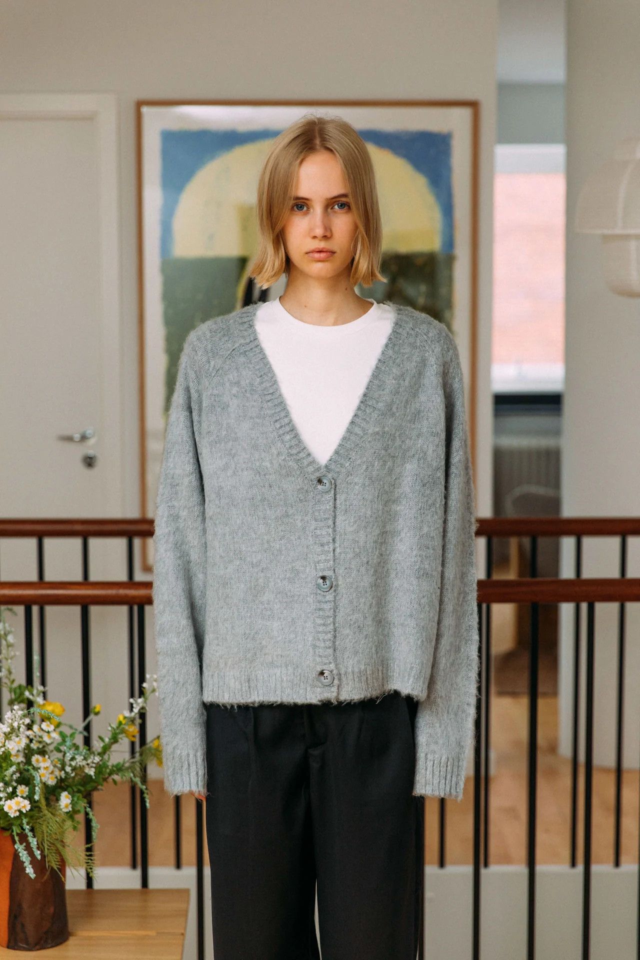 Other 33mm | Cleo Cardigan - Grey (Size Large) Size US L / EU 52-54 / 3 - 5 Thumbnail
