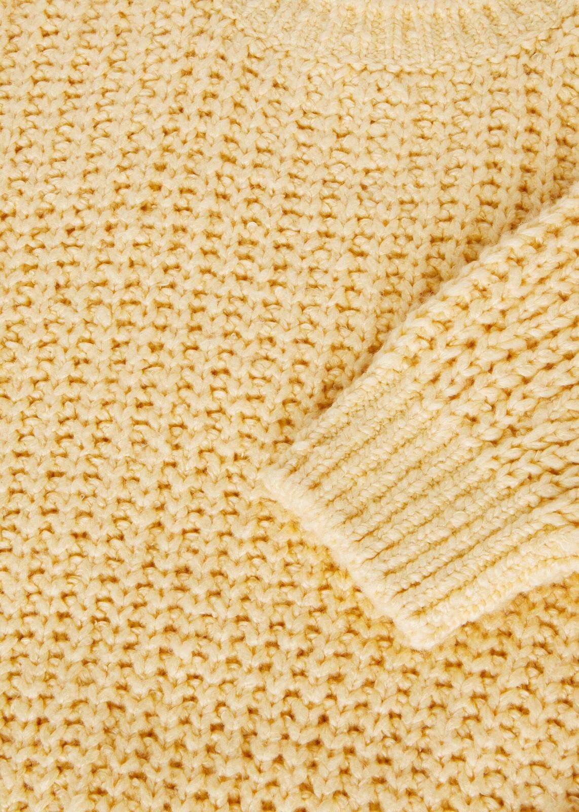 Loro Piana o1srvl11e0425 FAN6406 Cocooning Crewneck Sweater in Yellow Size XS / US 0-2 / IT 36-38 - 5 Thumbnail