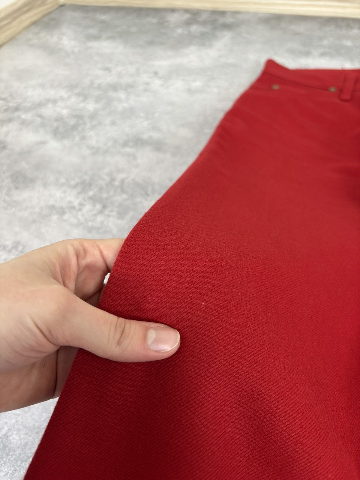 Lee Vintage 1980s Lee Riders 1952 Red Denim Jeans Straight Leg Size US 29 - 5 Thumbnail