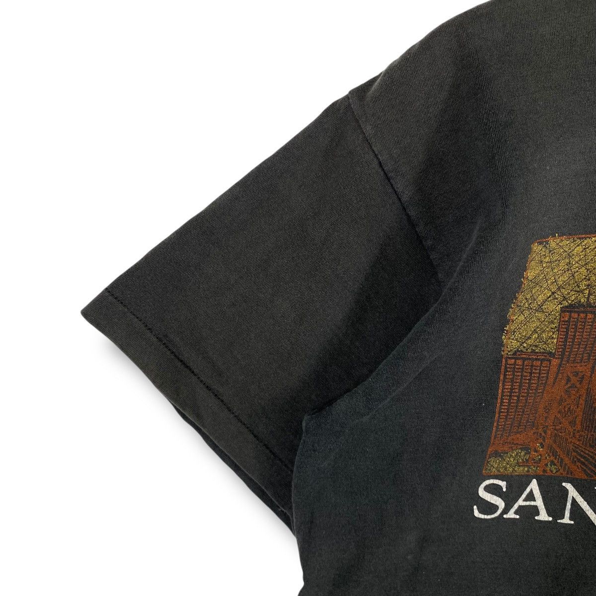 Vintage Vintage 90's SAN FRANCISCO Graphic Faded Anvil Tee Shirt Size US L / EU 52-54 / 3 - 5 Thumbnail