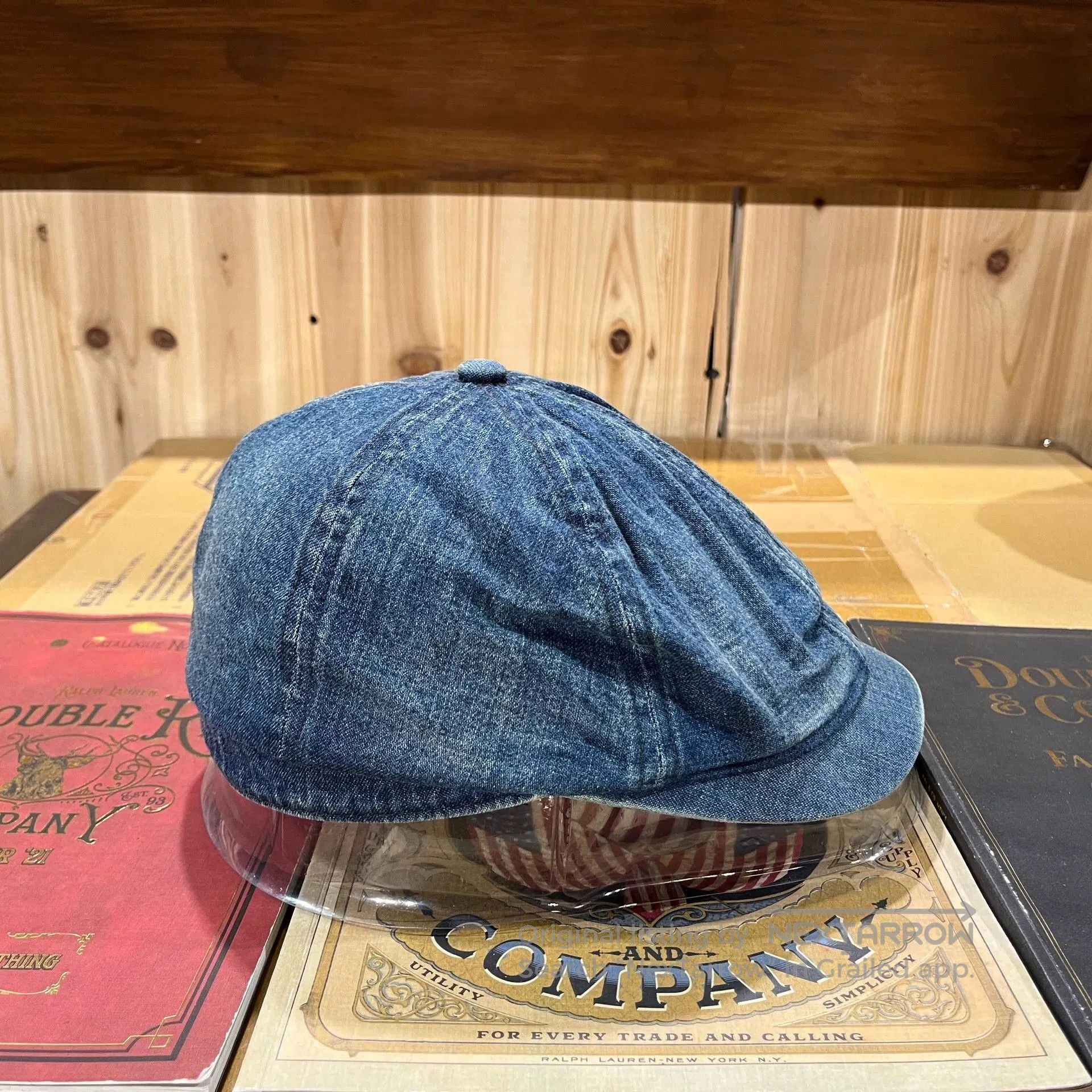RRL Ralph Lauren RRL Denim Newsboy Cap M Size. Size ONE SIZE - 2 Thumbnail