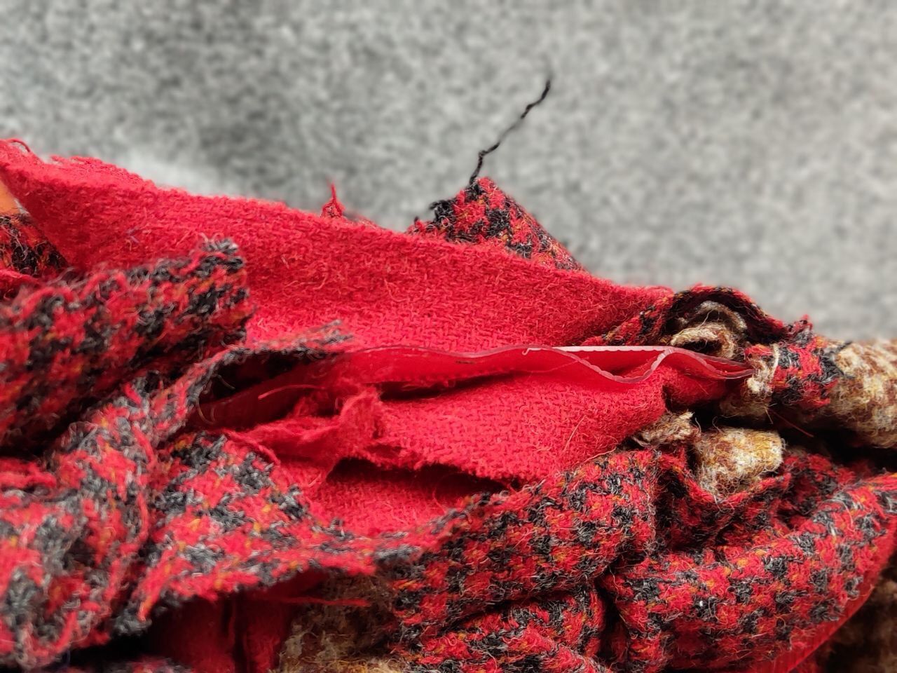 Harris Tweed Vintage Handmade Harris Tweed Women's bag with one handle Size ONE SIZE - 12 Thumbnail