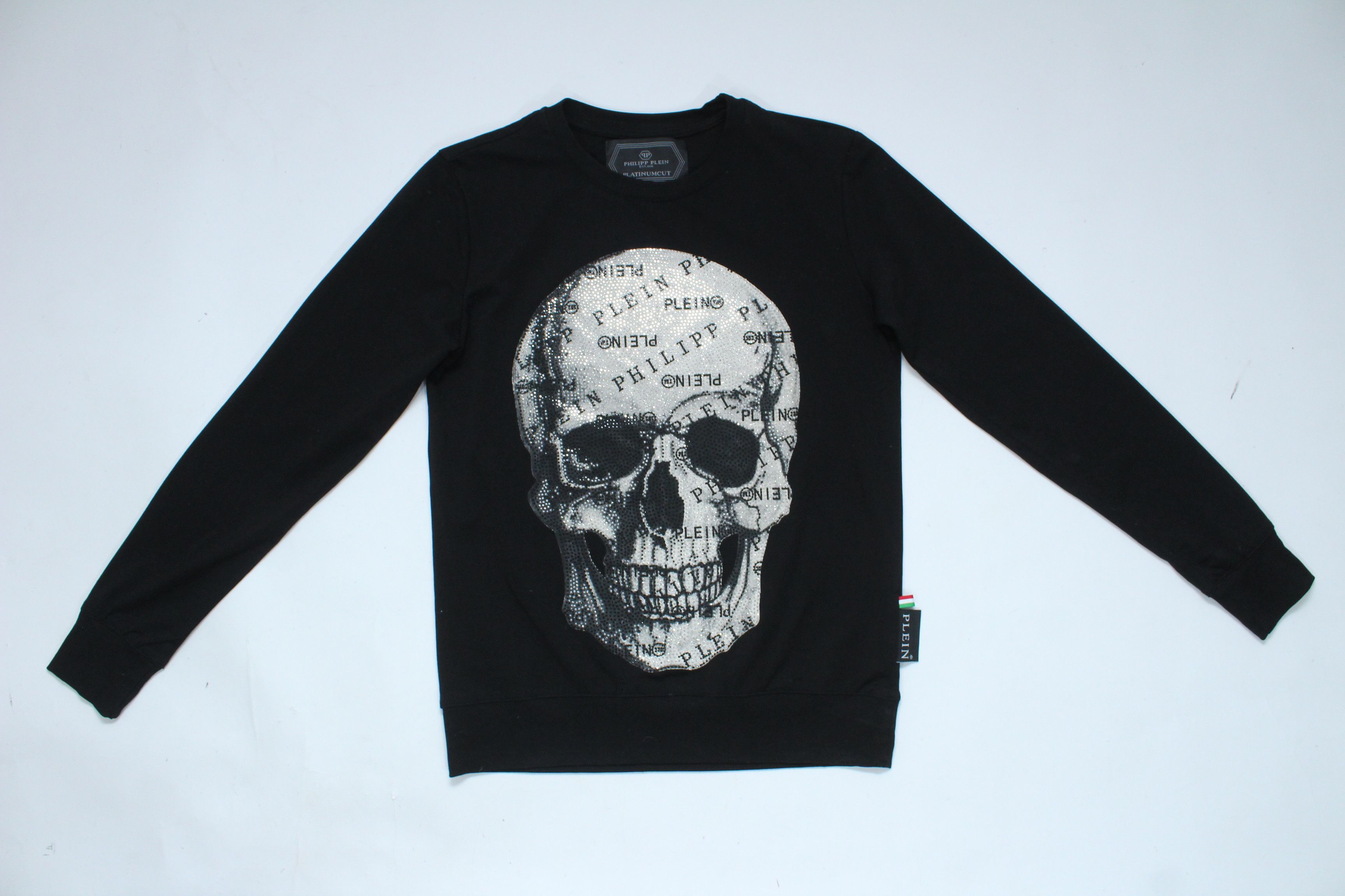 Philipp Plein Philipp Plein Sweater Long Sleeve T-Shirt Skull Logo Hype Size US M / EU 48-50 / 2 - 8 Thumbnail