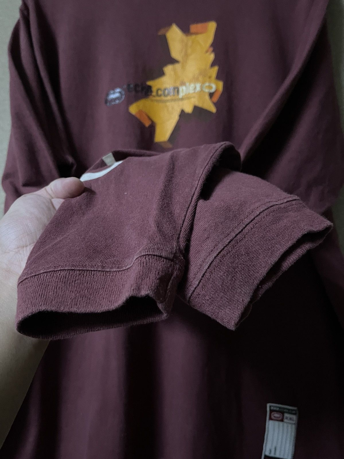 Ecko Unltd. Vintage ECKO UNLTD Ecko Complex Maroon Longsleeve Size US XXL / EU 58 / 5 - 4 Thumbnail