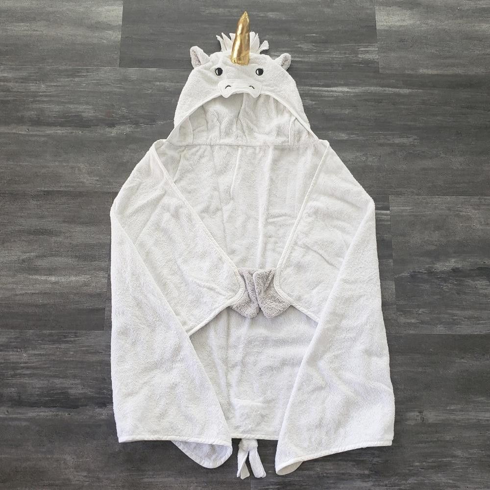 Designer White Unicorn Hooded Blanket Pajamas Size ONE SIZE - 1 Thumbnail