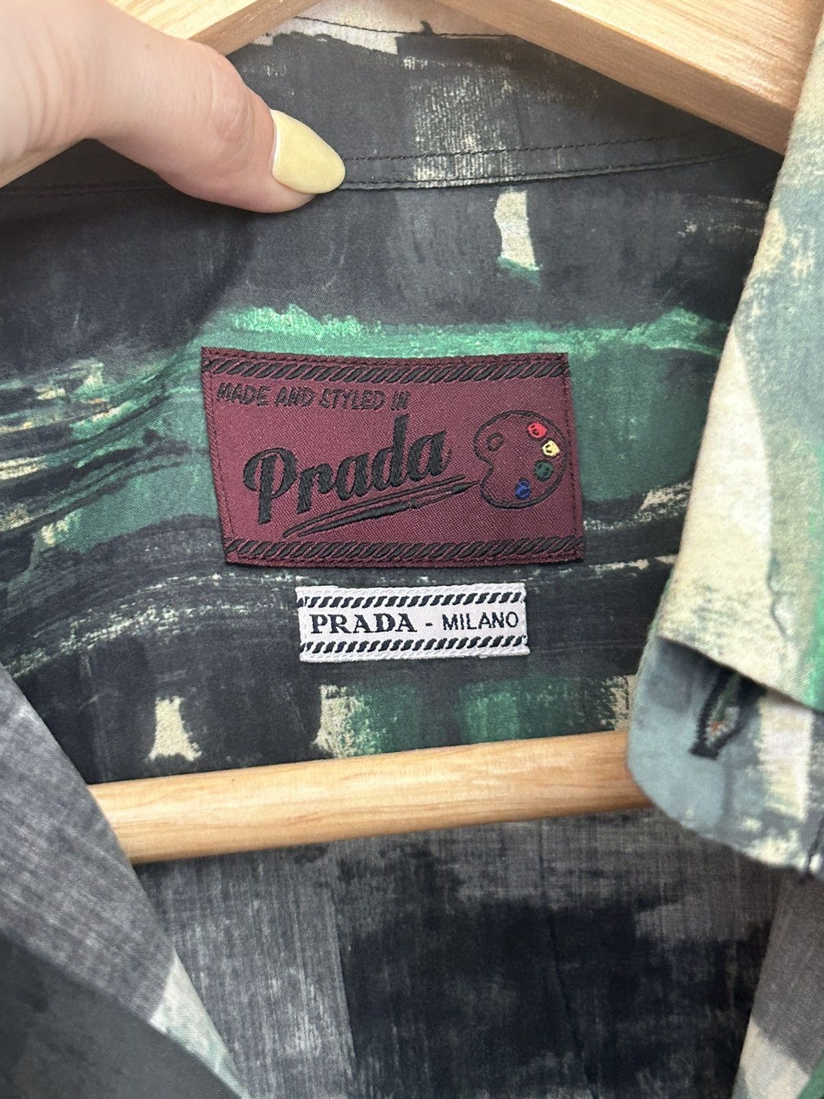 Prada Rare Prada FW 2017 Village Longsleeve Button Up Size US XXS / EU 40 - 3 Thumbnail
