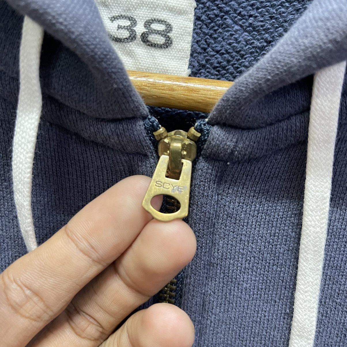 SCYE Vintage Scye Basics Zip-Up Hoodie – Navy Size US M / EU 48-50 / 2 - 7 Thumbnail
