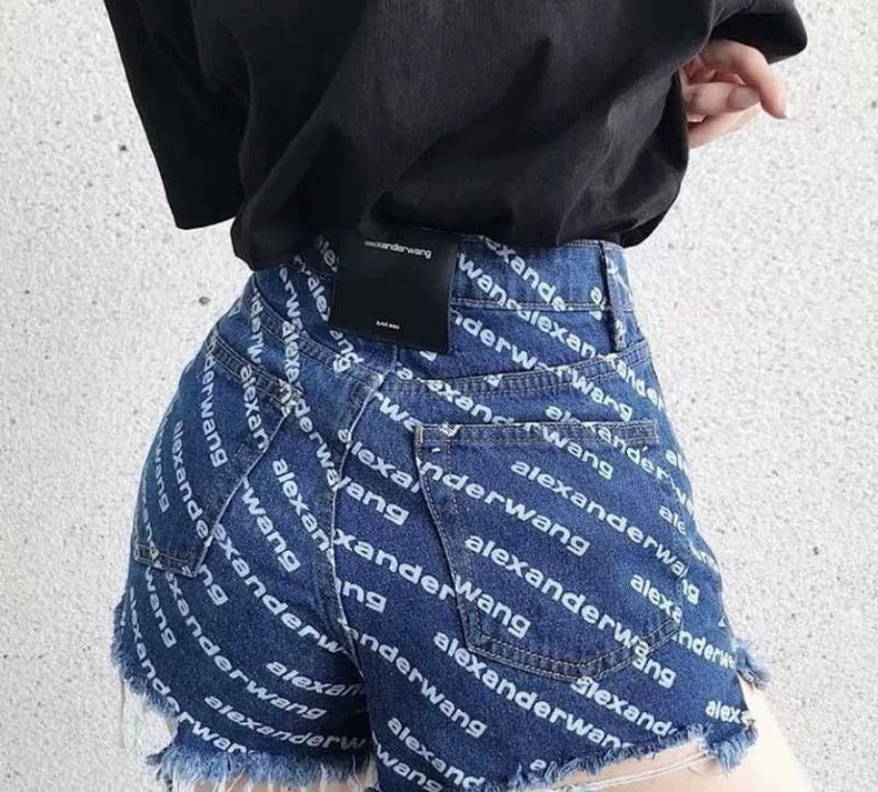 Alexander Wang Alexander Wang High-Waist Denim Shorts- Size 24" / US 00 / IT 34 - 4 Thumbnail
