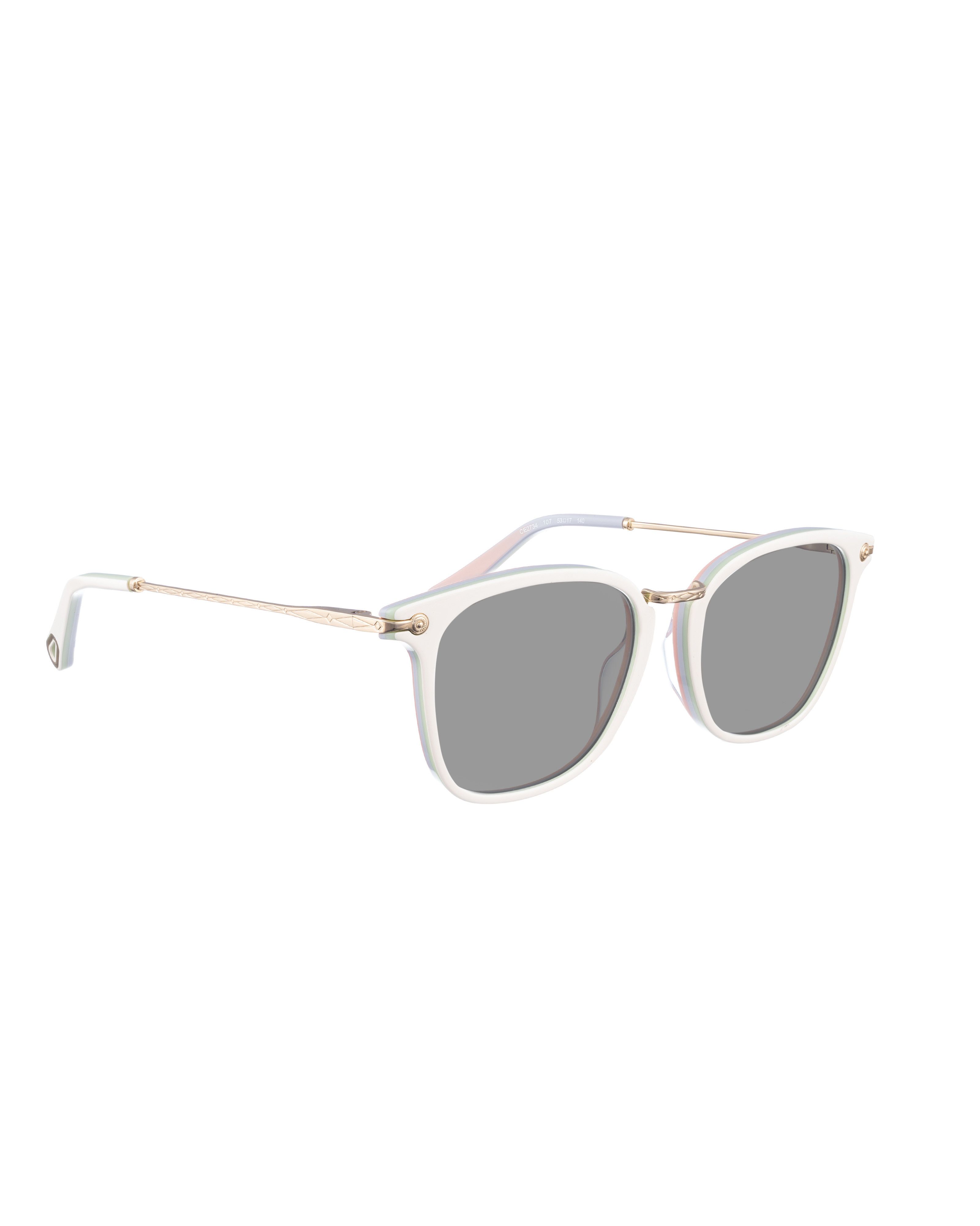Chloe 00s Oversized Pastel and Gold Sunglasses