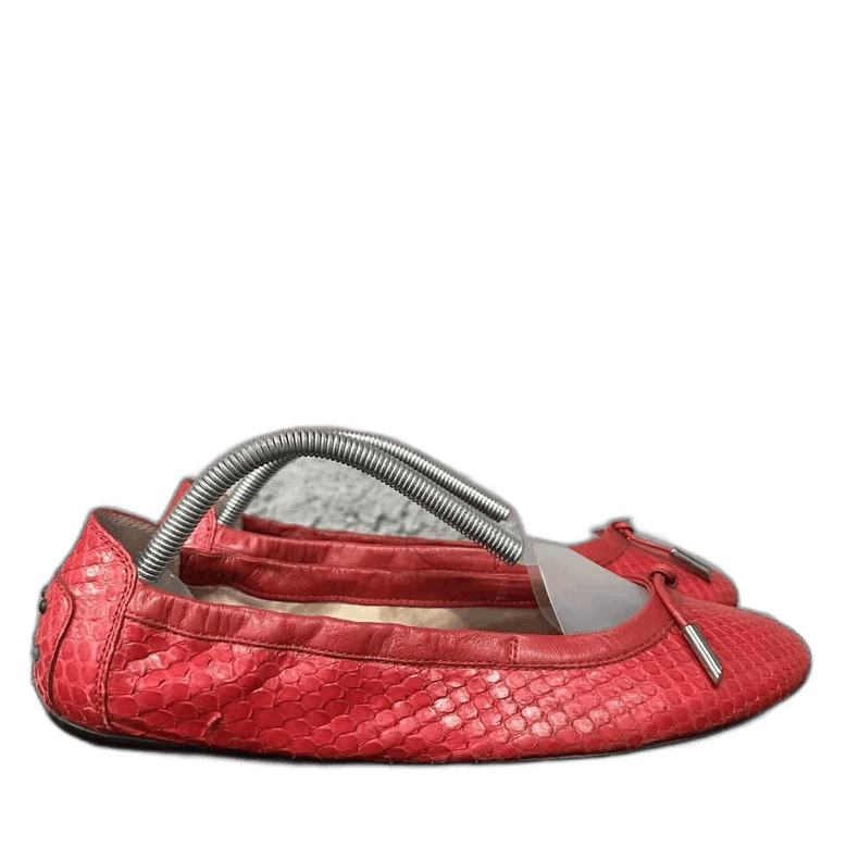 Tod's Tods Red Flat Shoes Size 38-yf Size US 7.5 / EU 40-41 - 1 Thumbnail
