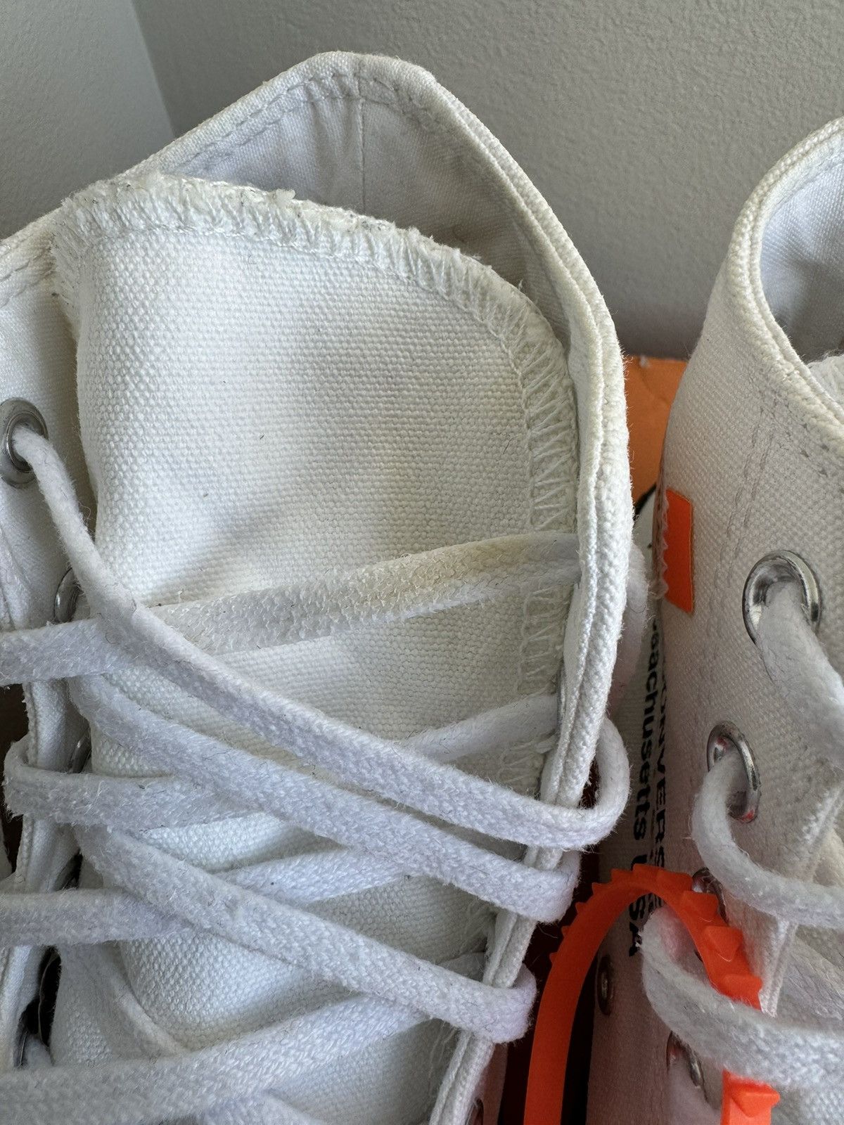 Off-White Off White Converse Chuck Taylor’s Size US 6 / EU 39 - 10 Thumbnail