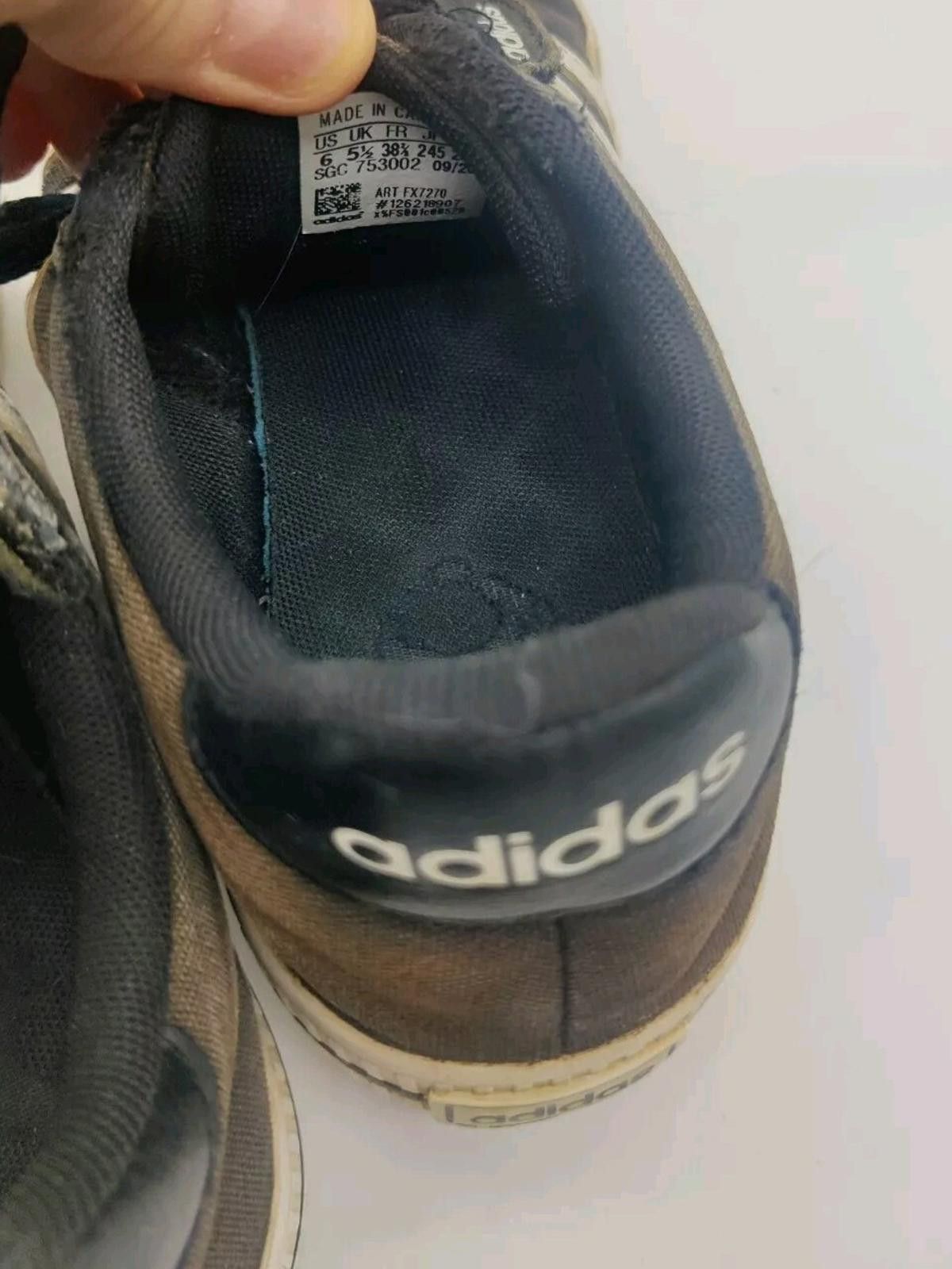 Adidas Adidas Daily 3.0 Black White Sneakers Mens Sz 6 Classic 3 St Size US 6 / EU 39 - 11 Thumbnail