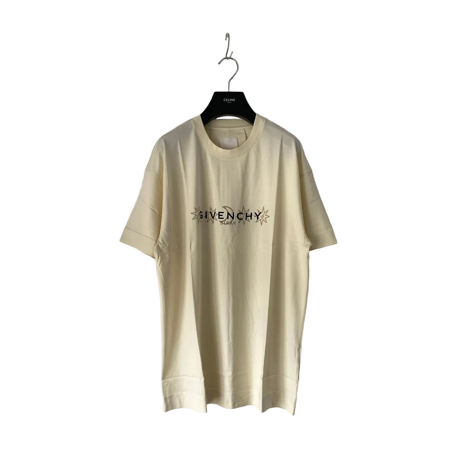 Givenchy Beige Tarot Print Reverse Logo T-Shirt Size US S / EU 44-46 / 1 - 1 Thumbnail