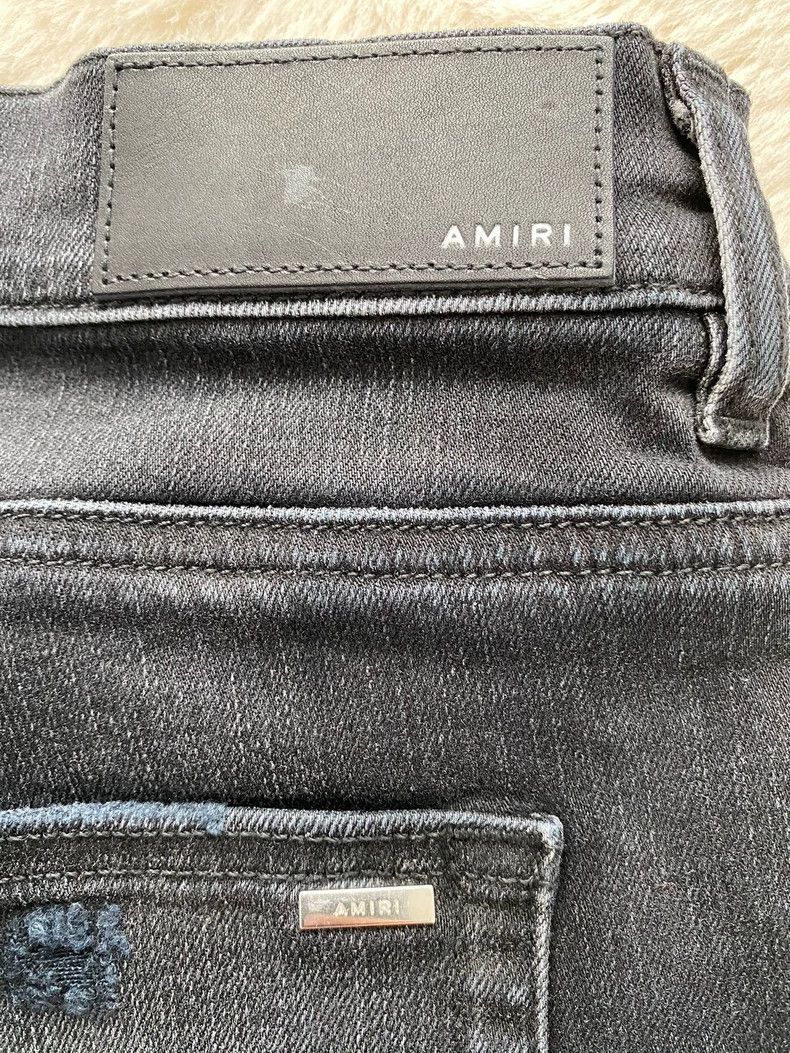 Amiri Amiri Washed Black Playboy Playboy Co-branded Jeans 2501-Ne Size US 38 / EU 54 - 3 Thumbnail
