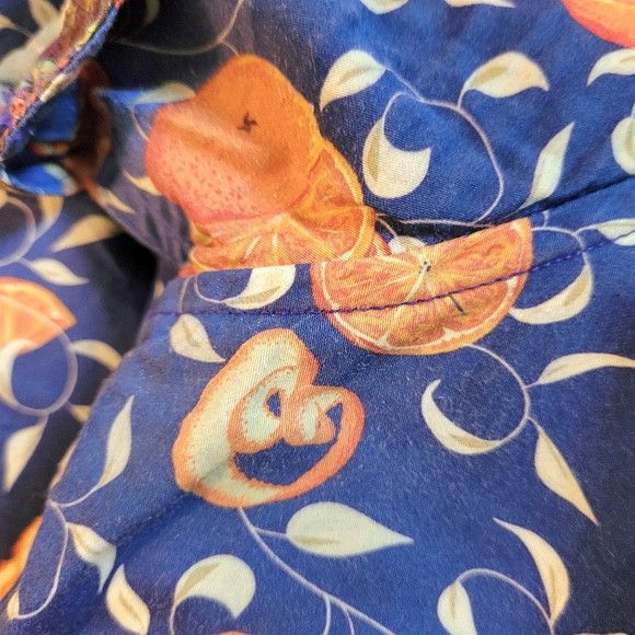 Robert Graham Robert Graham Blue Button Down Shirt Sliced Oranges - M Size US M / EU 48-50 / 2 - 3 Thumbnail