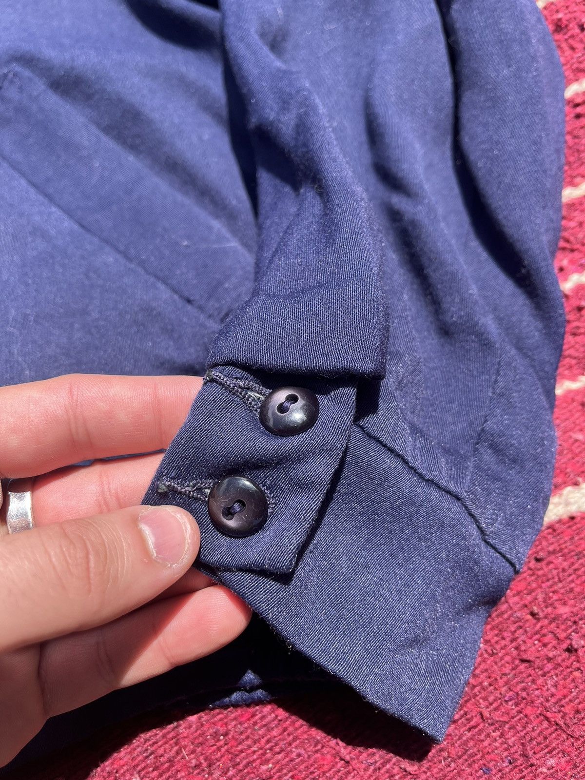 Japanese Brand Vintage Cropped Gaberdine Cyclist Jacket 50’s RARE Size US M / EU 48-50 / 2 - 6 Thumbnail
