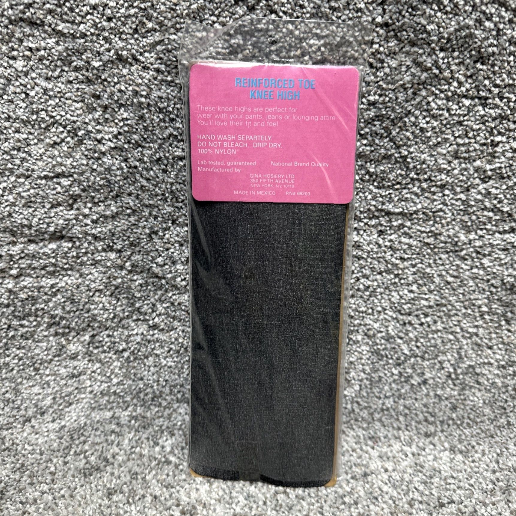 Vintage VINTAGE Knee High Stockings 8.5-12 Queen Nylon 1960s 1970s Original, New in Packages, Lot of Stockings, Queen Regular, Unknown Brand Size ONE SIZE - 7 Thumbnail